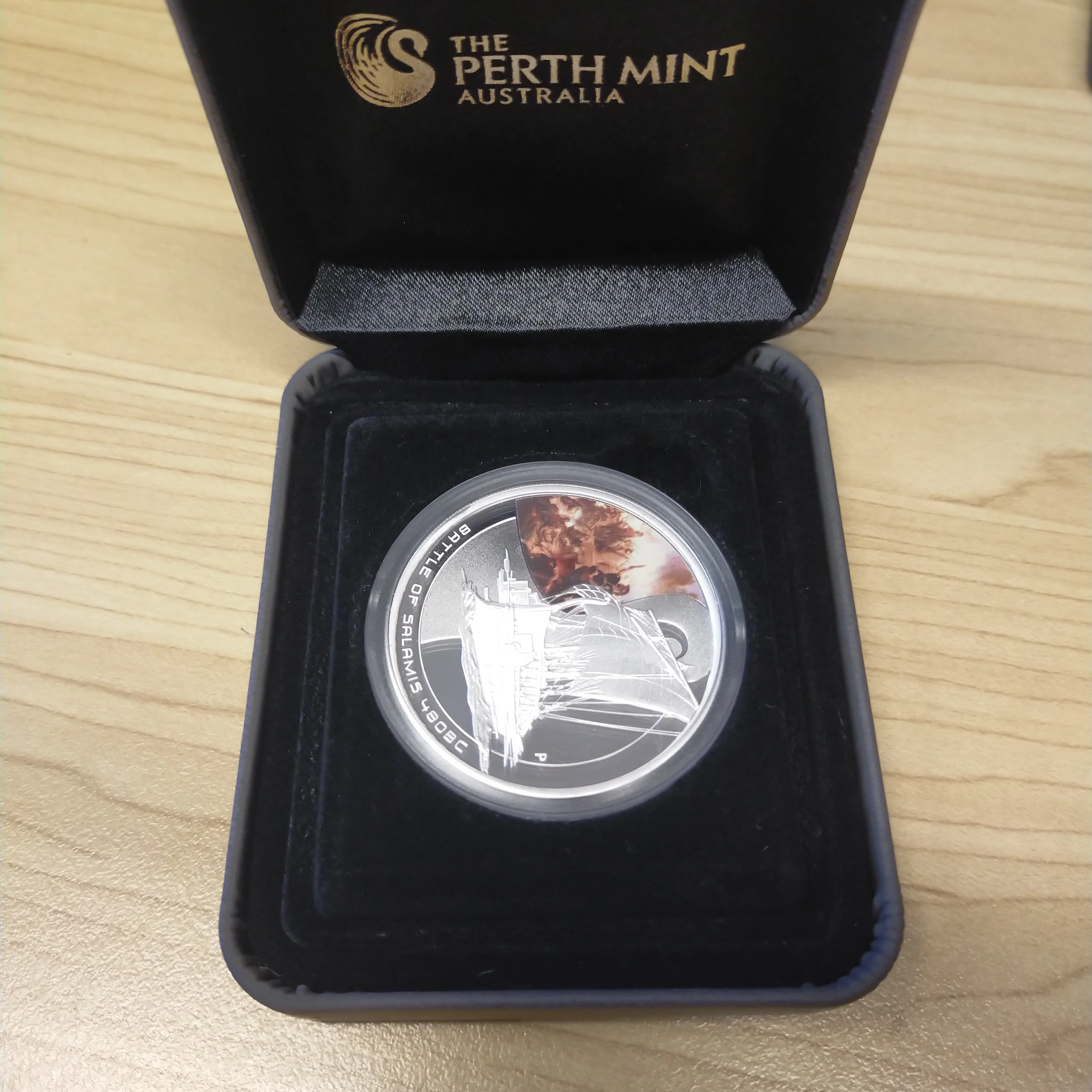 Australia 2010 Perth Mint Famous Naval Battles Set of 5 1oz Silver Coins - Image 2