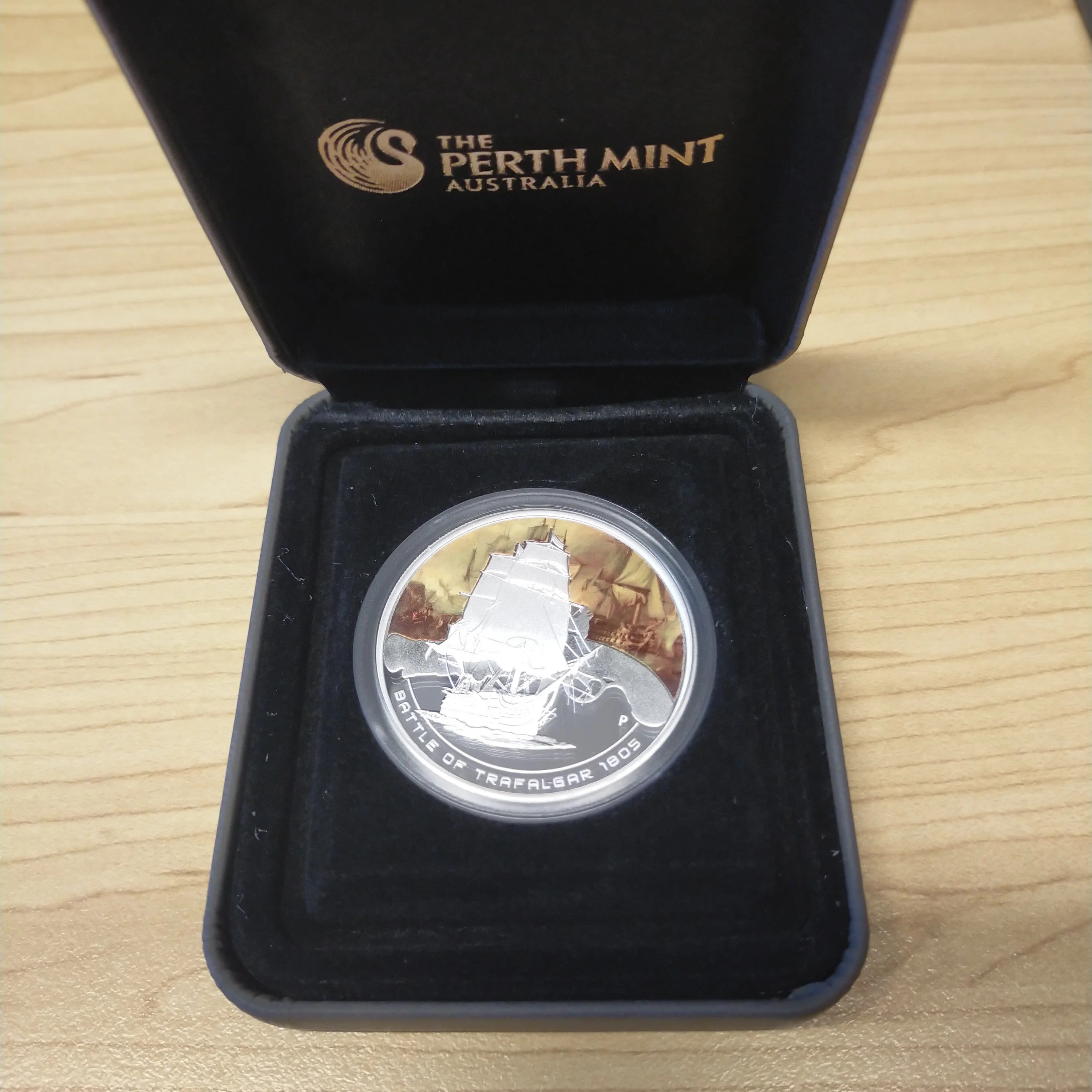 Australia 2010 Perth Mint Famous Naval Battles Set of 5 1oz Silver Coins - Image 3