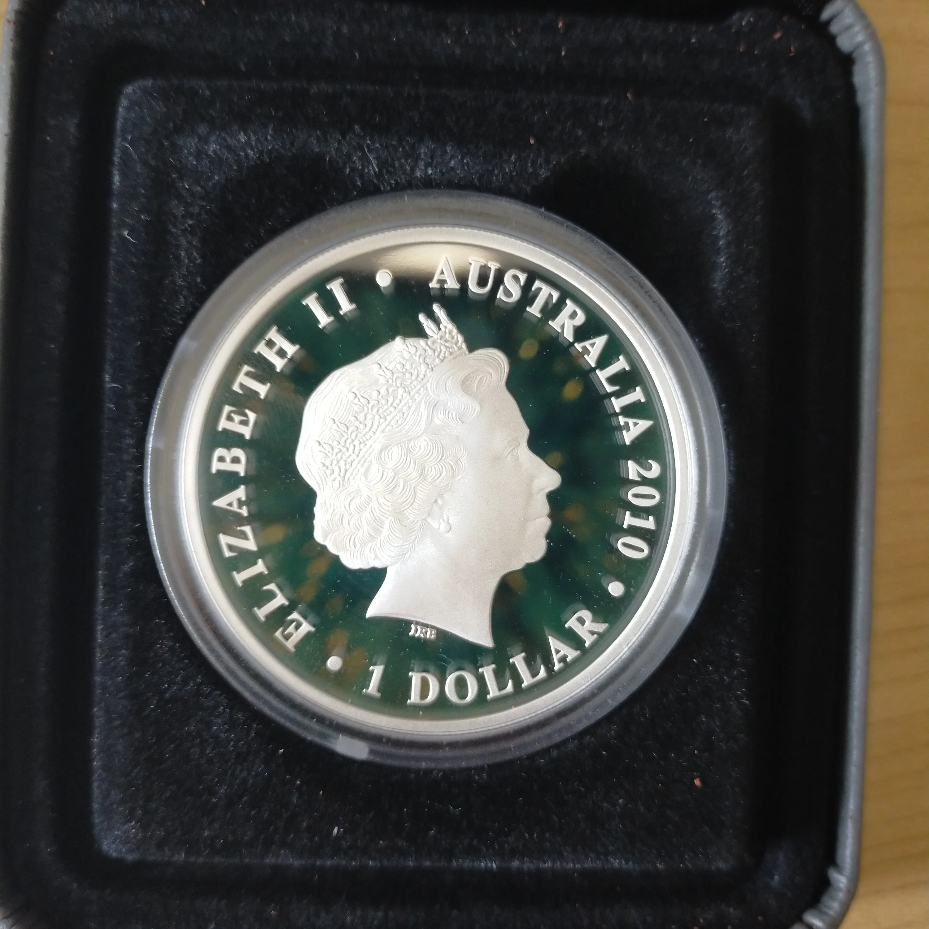 Australia 2010 Perth Mint $1 Australian Winter Olympics Team 1oz .999 Proof Silver Coin - Image 3