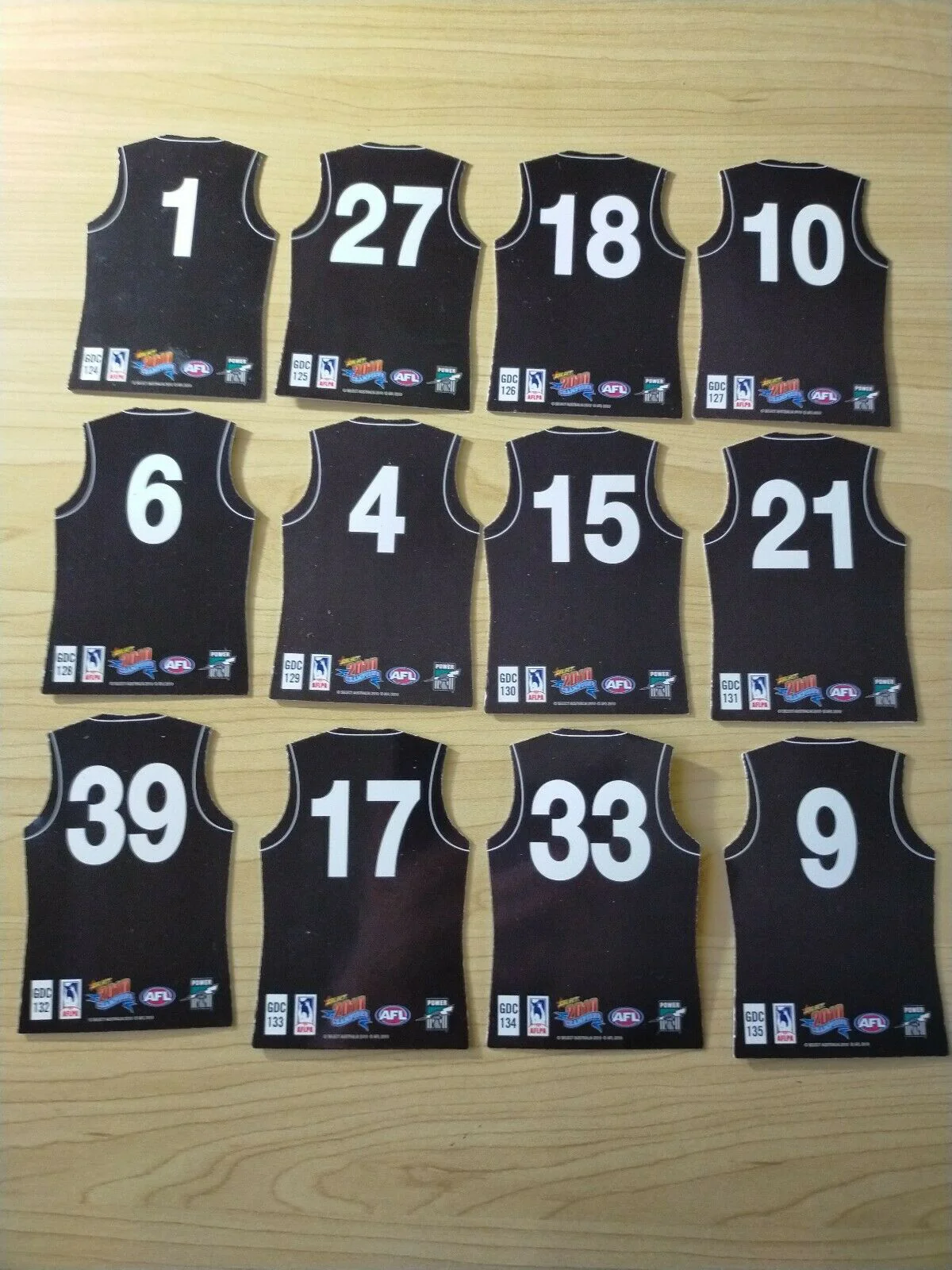 2010 Select Champions Jersey Die Cut Port Adelaide Team Set Of 12 Cards - Image 2