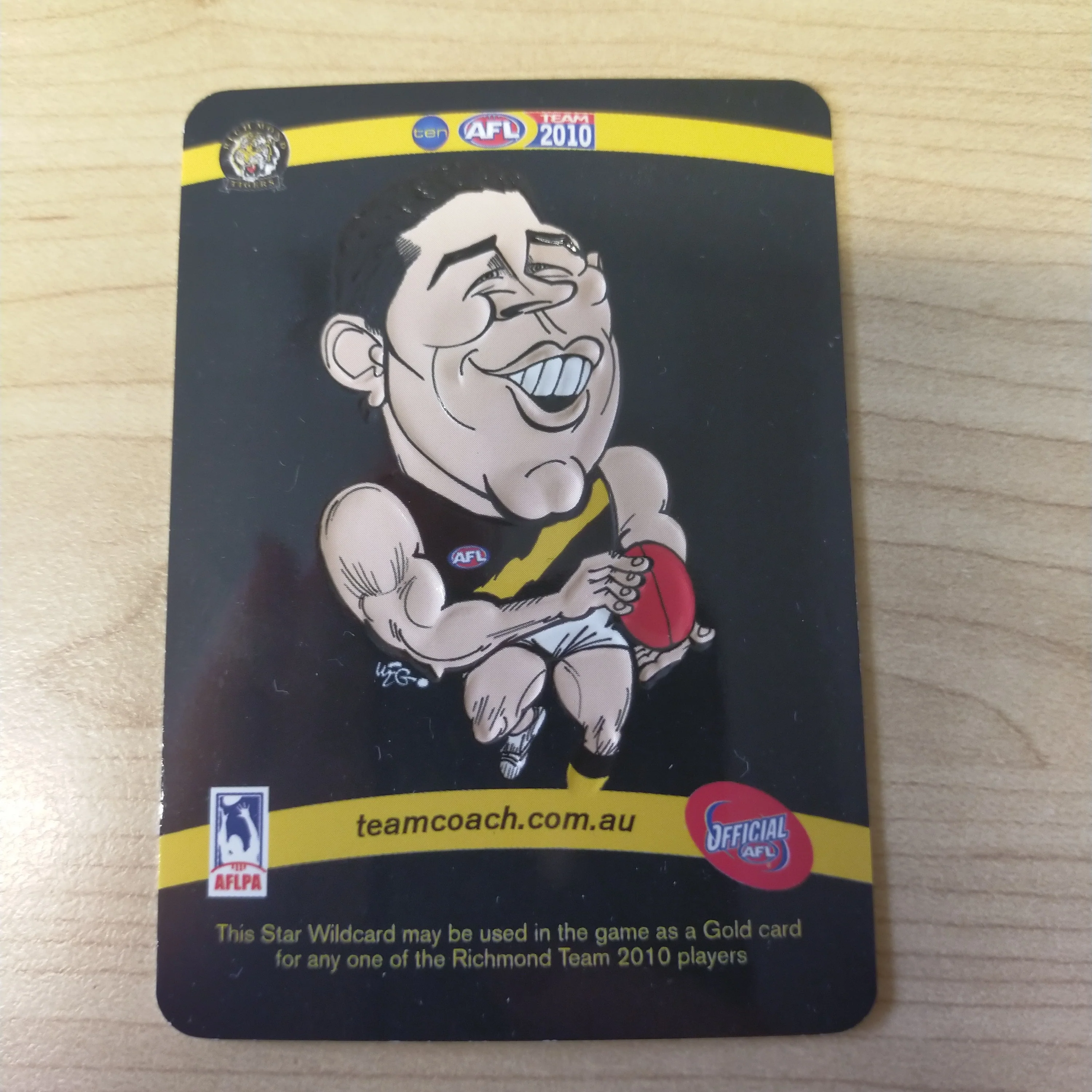 2010 Teamcoach Star Wildcard Ben Cousins Richmond SW-12 - Image 2