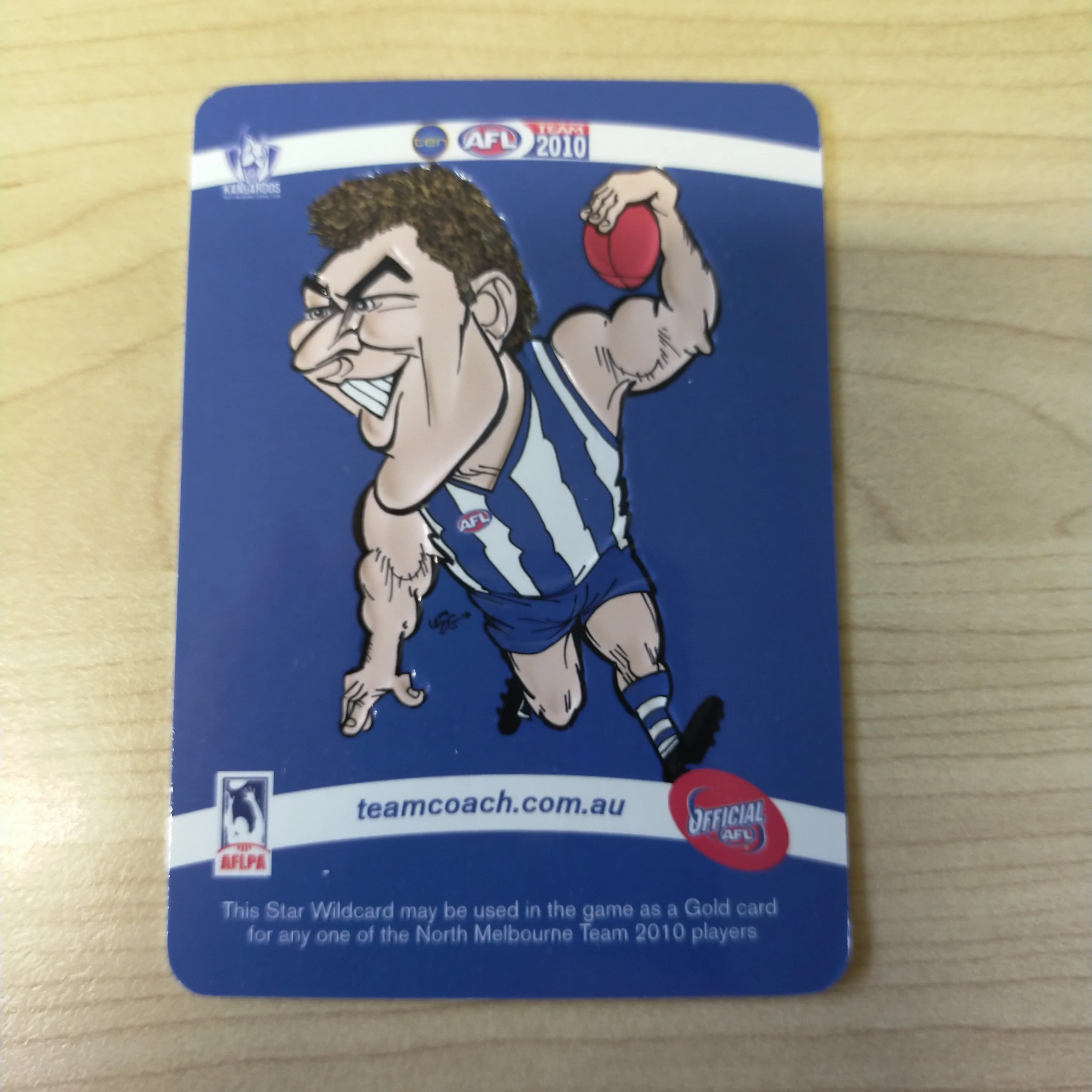 2010 Teamcoach Star Wildcard Drew Petrie North Melbourne SW-10 - Image 2