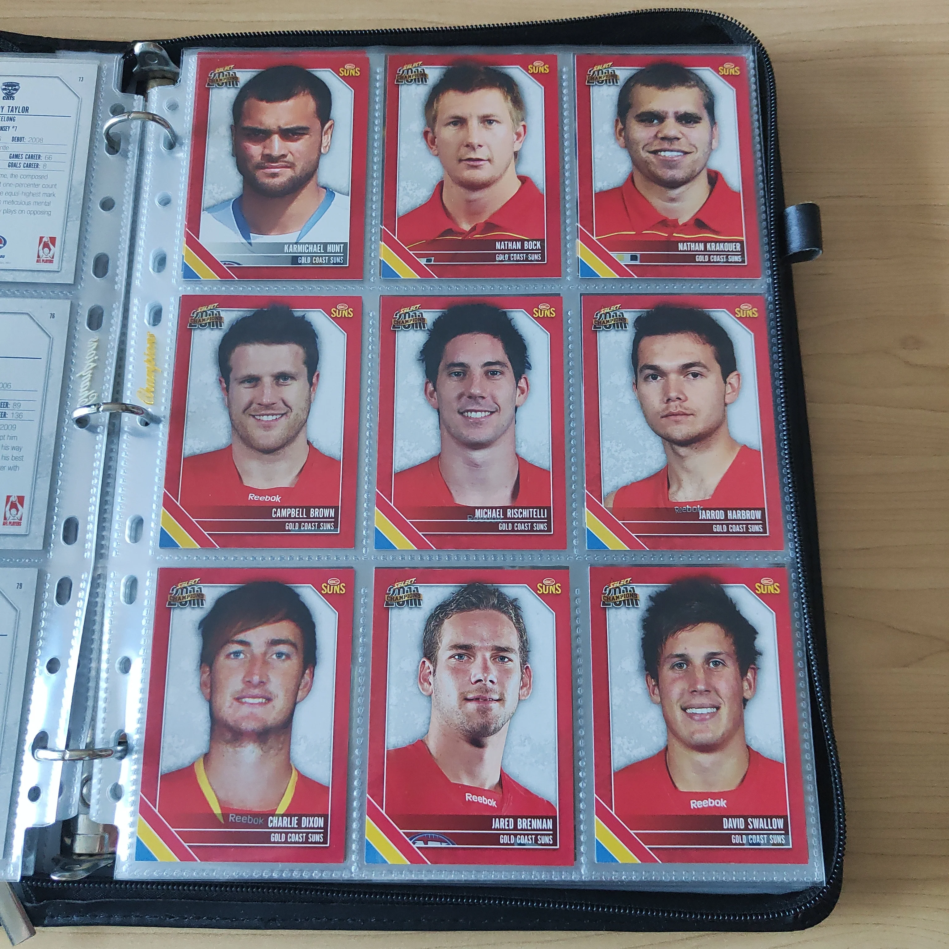 2011 AFL Select Champions Base and Fab Four Set in Album - Image 4