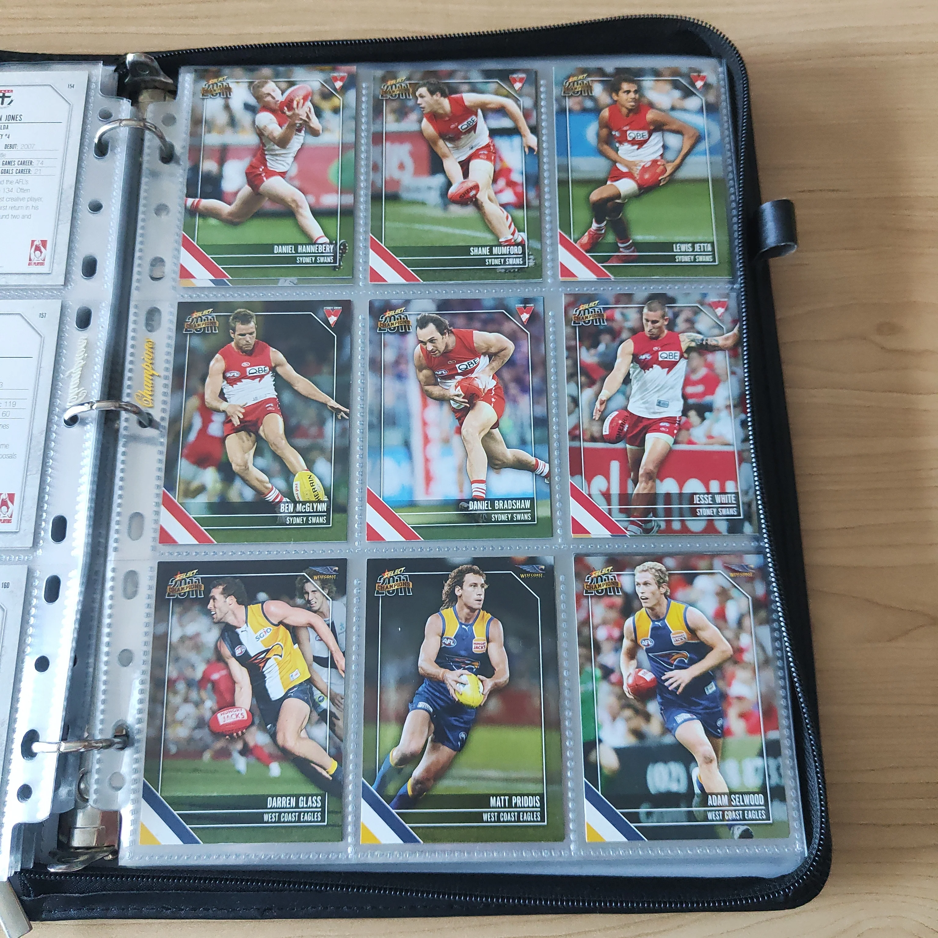 2011 AFL Select Champions Base and Fab Four Set in Album - Image 7