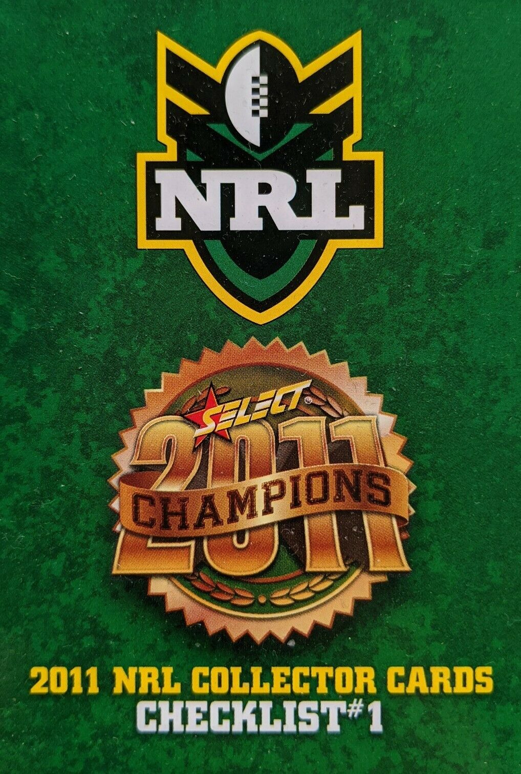 2011 NRL Select Champions Complete Base Set 195 Cards