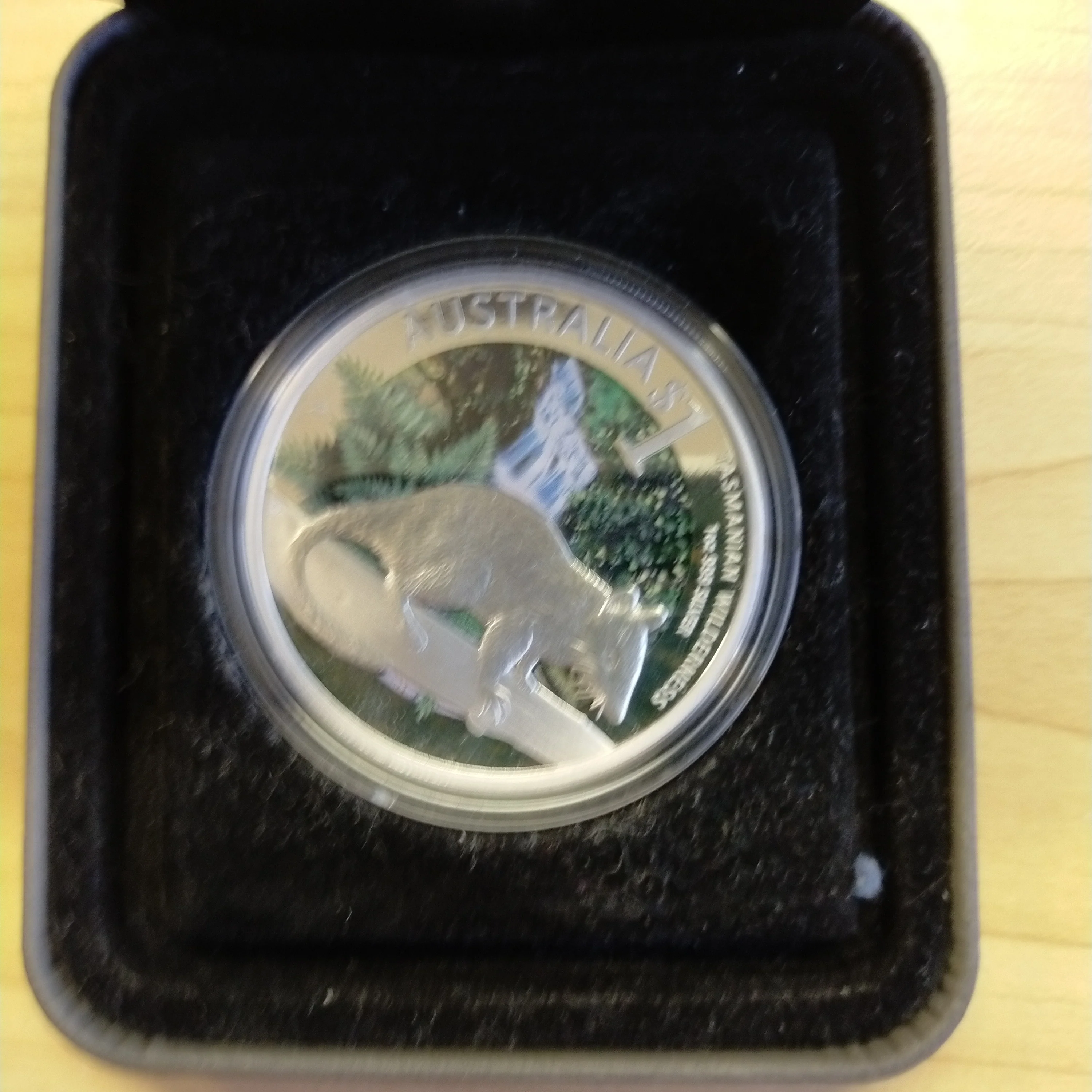 Australia2011 Perth Mint $1 Celebrate Australia Tasmanian Wilderness 1oz .999 Proof Silver Coin - Image 2