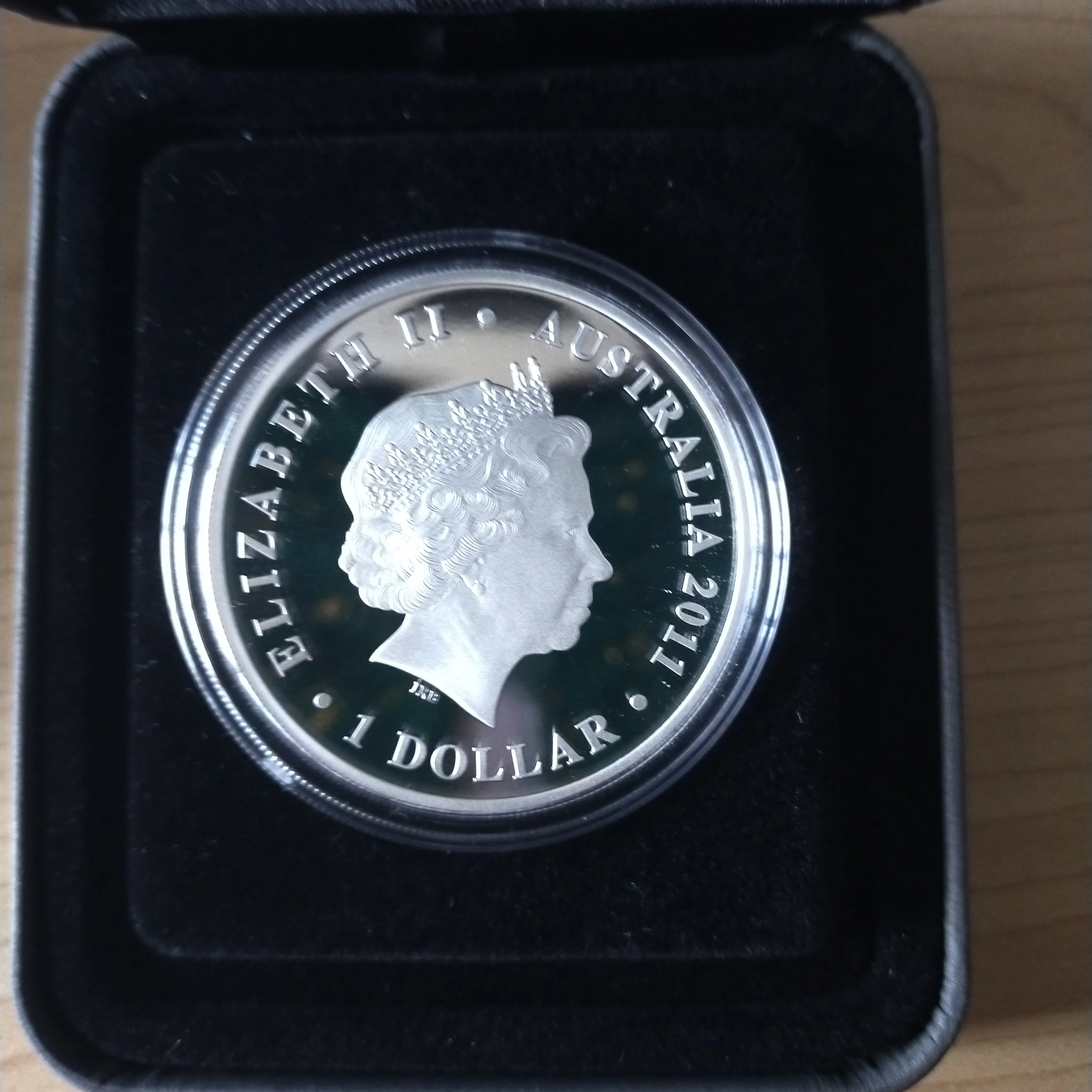 Australia 2011 Perth Mint $1 Centenary of Australian Commonwealth Bronze Coinage 1oz .999 Proof Silver Coin - Image 3