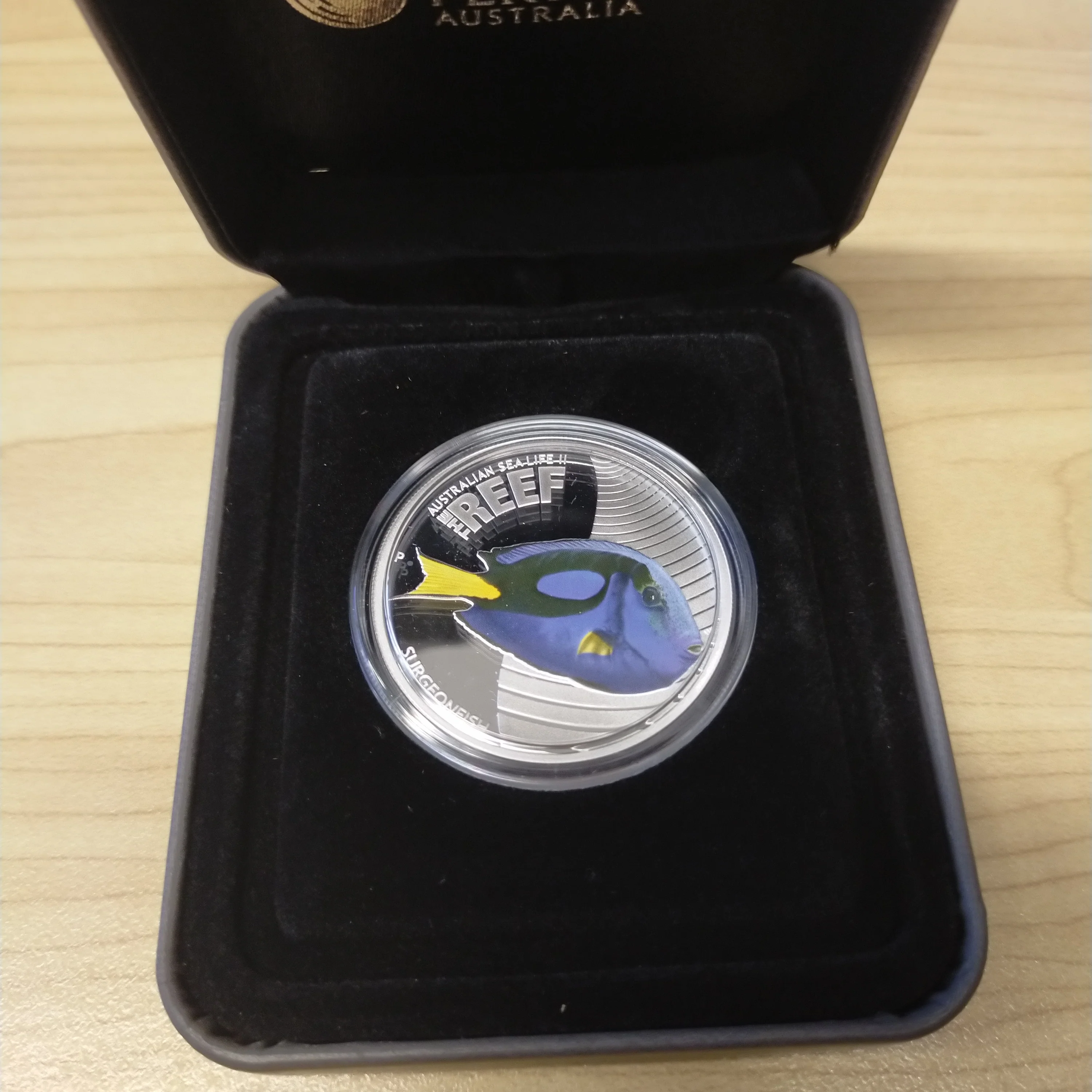 Australia 2011 Perth Mint Australian Sea Life The Reef Series 2 Set of 5 1/2oz Silver Coins - Image 4