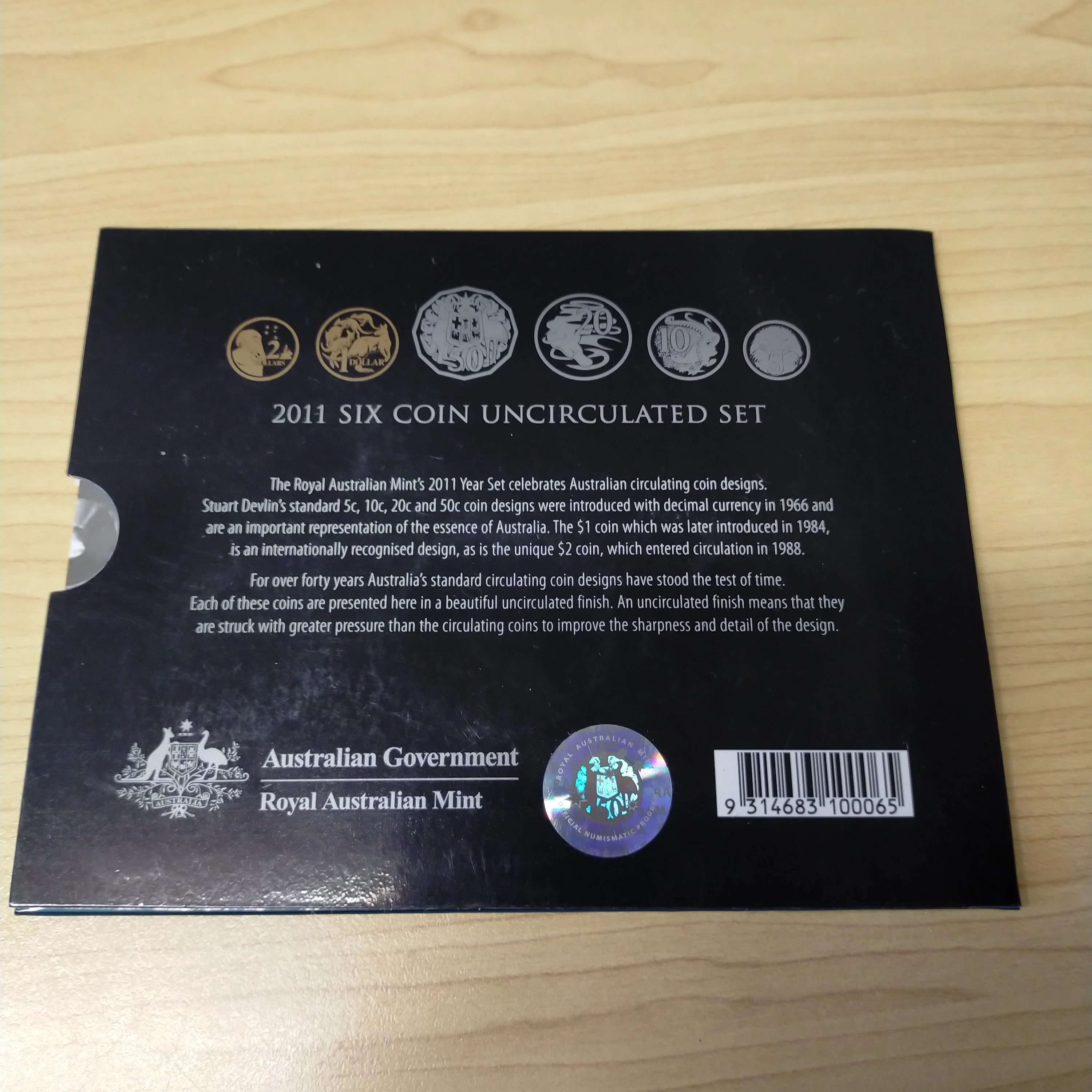 Australia 2011 Royal Australian Mint Uncirculated Year Coin Set - Image 2
