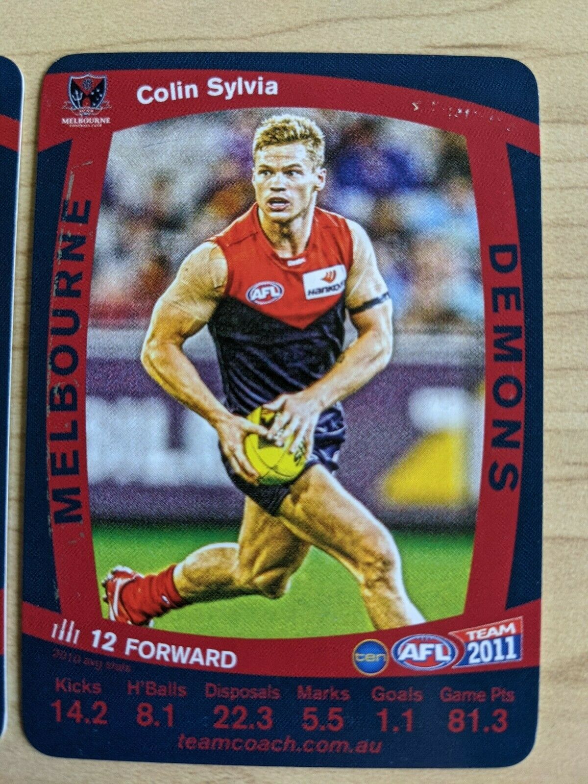 2011 Teamcoach LIMITED ULTRA RARE SAMPLE Melbourne Demons 3 CARD Prize SET - Image 2