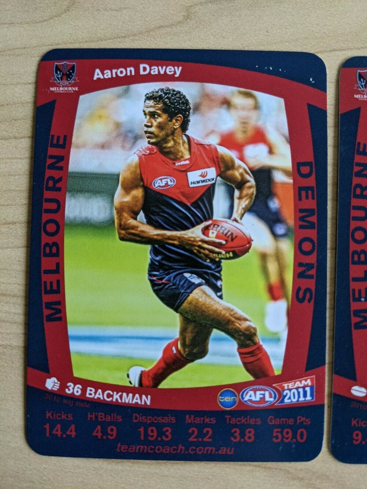 2011 Teamcoach LIMITED ULTRA RARE SAMPLE Melbourne Demons 3 CARD Prize SET - Image 3