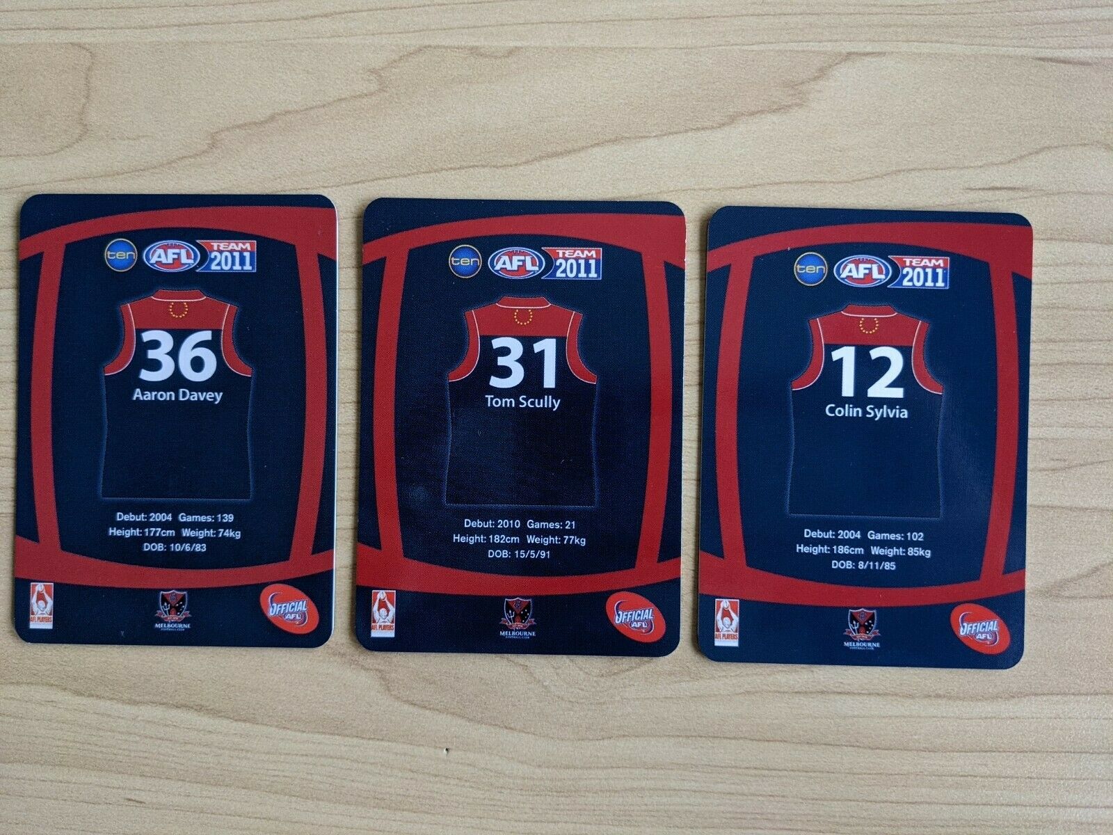 2011 Teamcoach LIMITED ULTRA RARE SAMPLE Melbourne Demons 3 CARD Prize SET - Image 4
