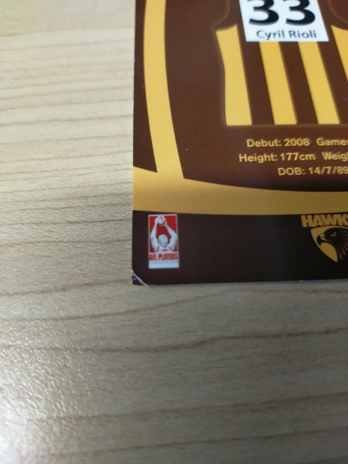 2011 Teamcoach Prize Cards Team Set ERROR CARDS NOT EMBOSSED Hawthorn - Image 3