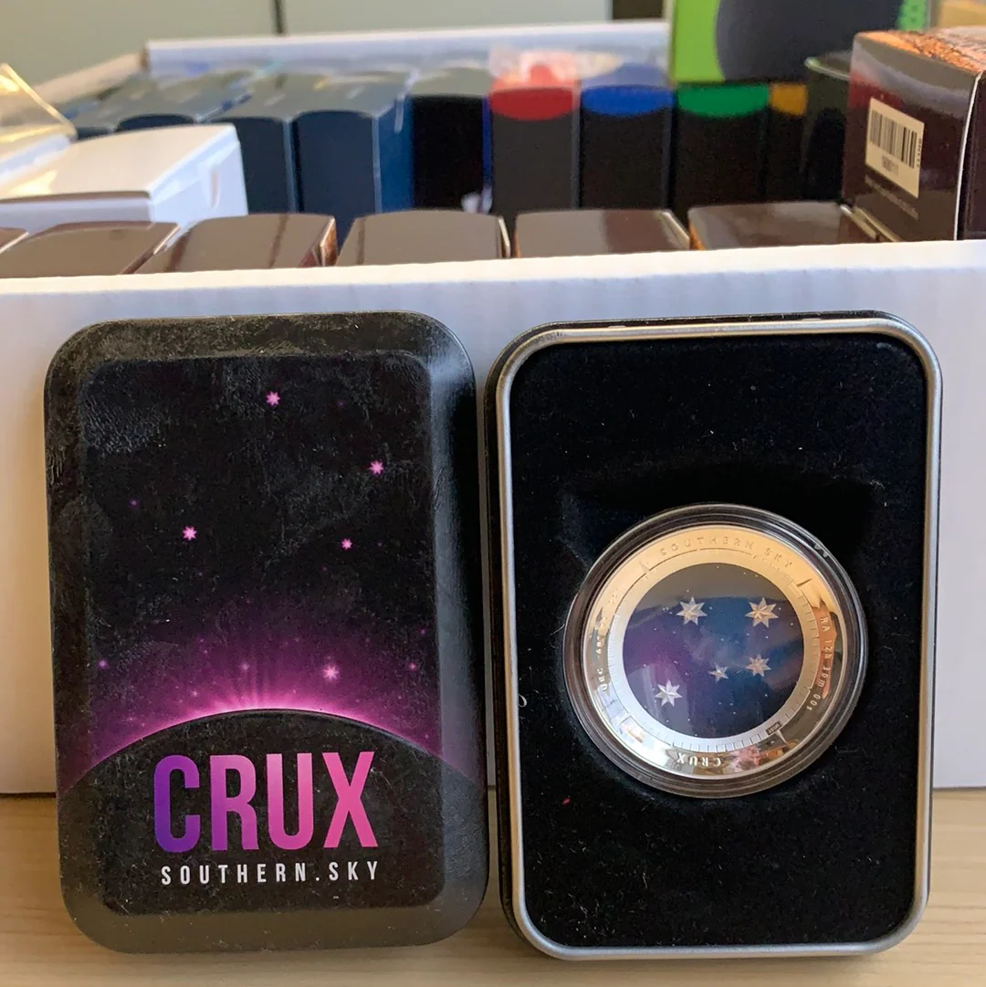 Australia 2012 Royal Australian Mint $5 Crux Domed 1oz 999 Silver Coin Box Cert