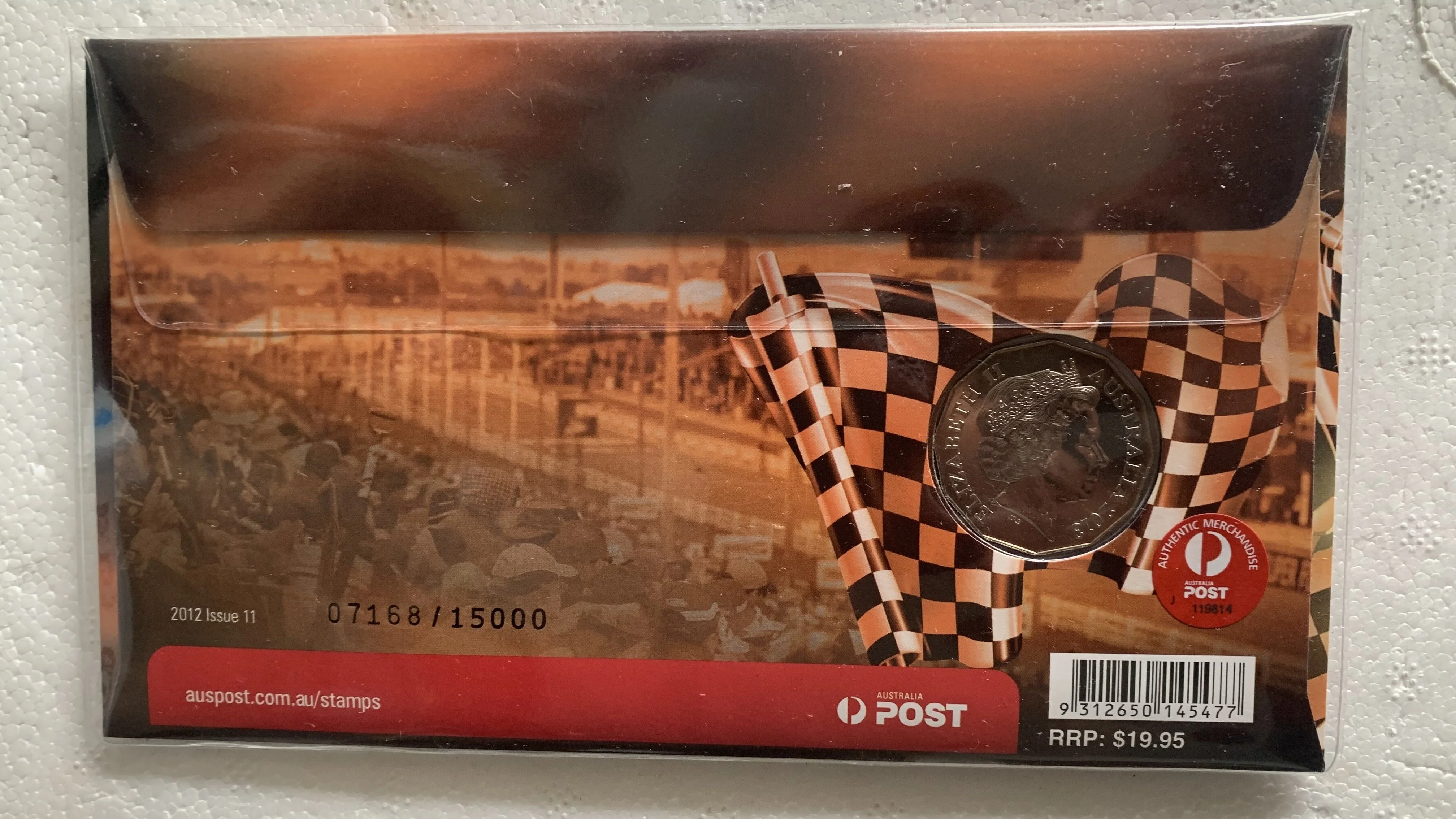 2012 50c 50 Years Racing At Bathurst PNC First Day Of Issue Limited Edition Melbourne APTA - Image 2