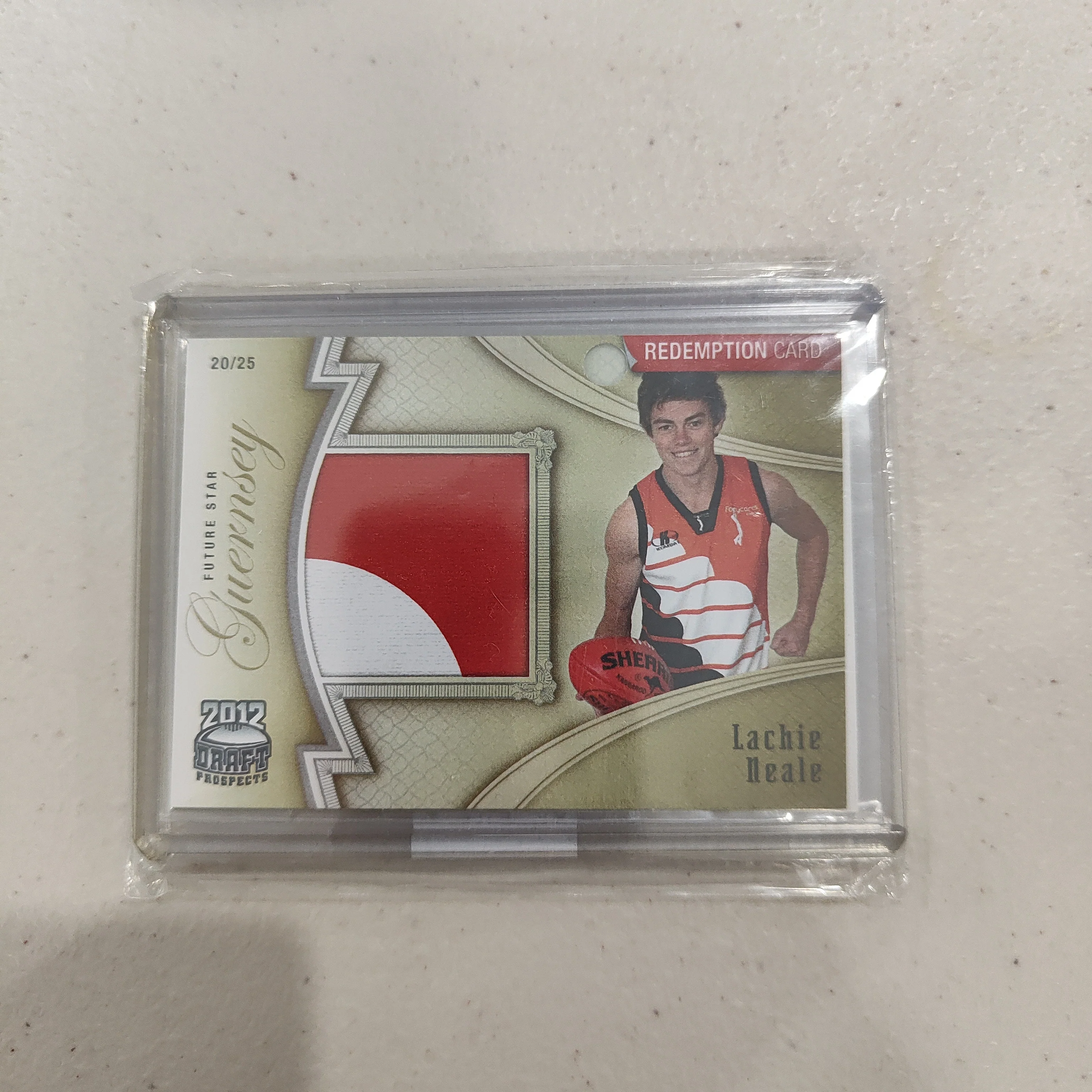 2012 AFL Footy Cards Draft Prospect Future Star Guernsey Lachie Neale Fremantle Brisbane 20/25 - Image 2