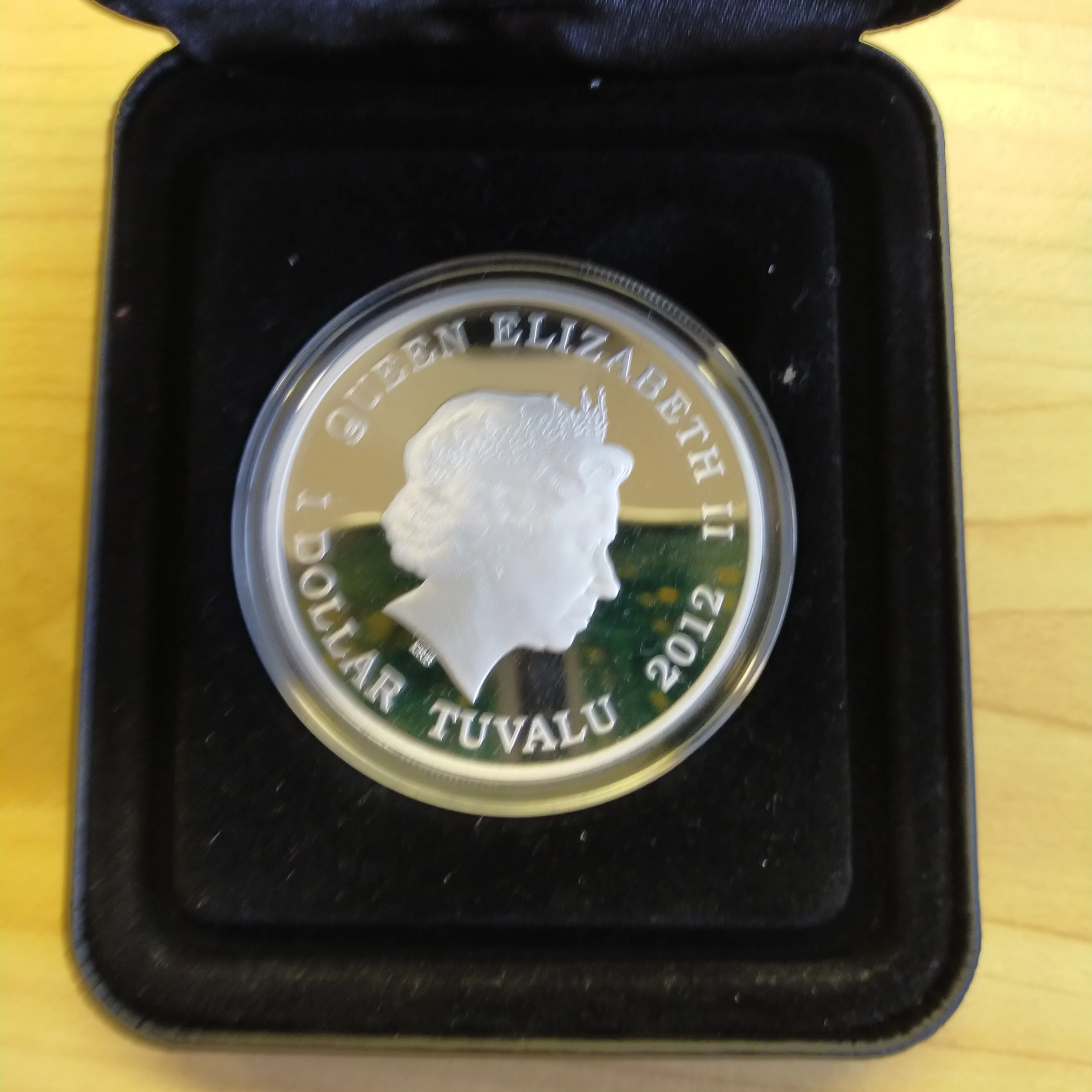 Australia 2012 Perth Mint $1 Wildlife In Need Siberian Tiger 1oz .999 Proof Silver Coin - Image 3