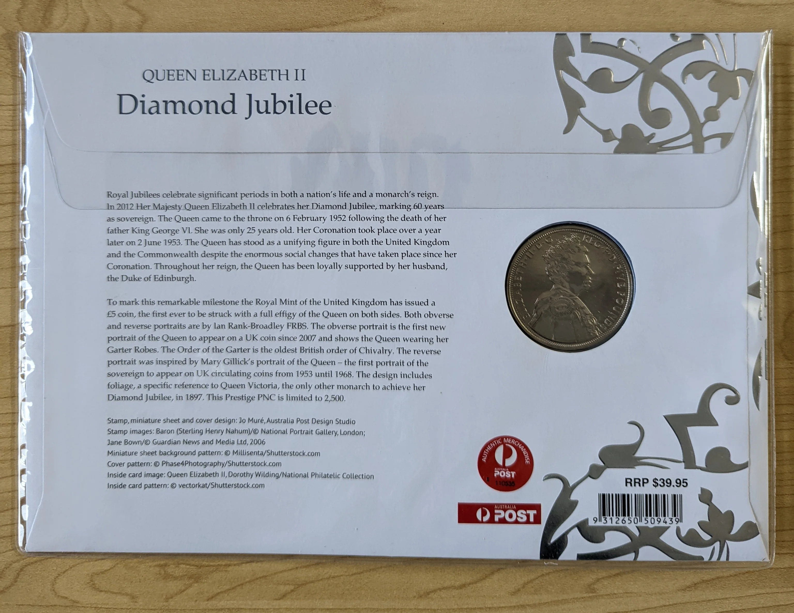 Queen Elizabeth 2012 Diamond Jubilee PNC Limited Edition - Image 2