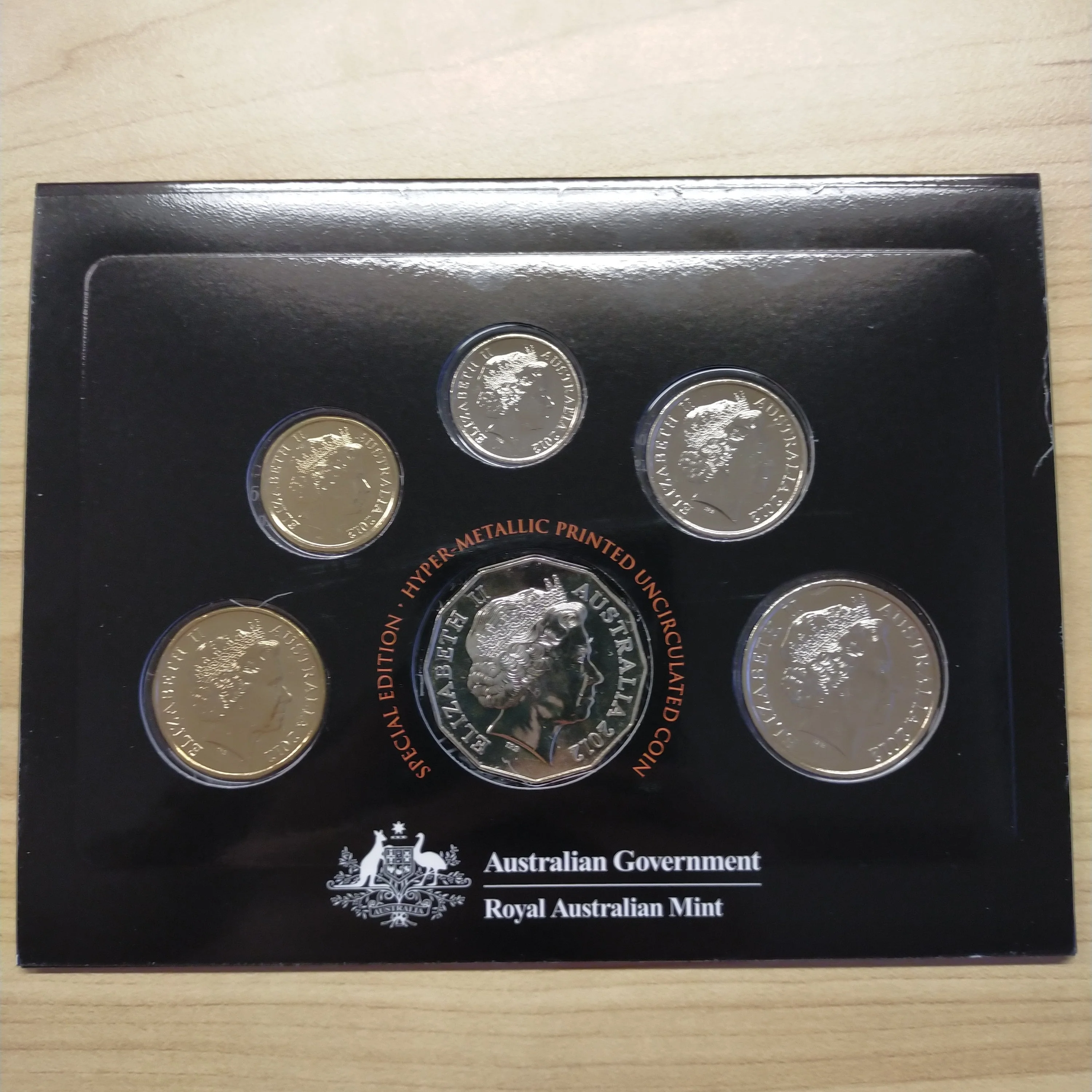 Australia 2012 Royal Australian Mint Uncirculated Year Coin Set with Coloured 50c - Image 4
