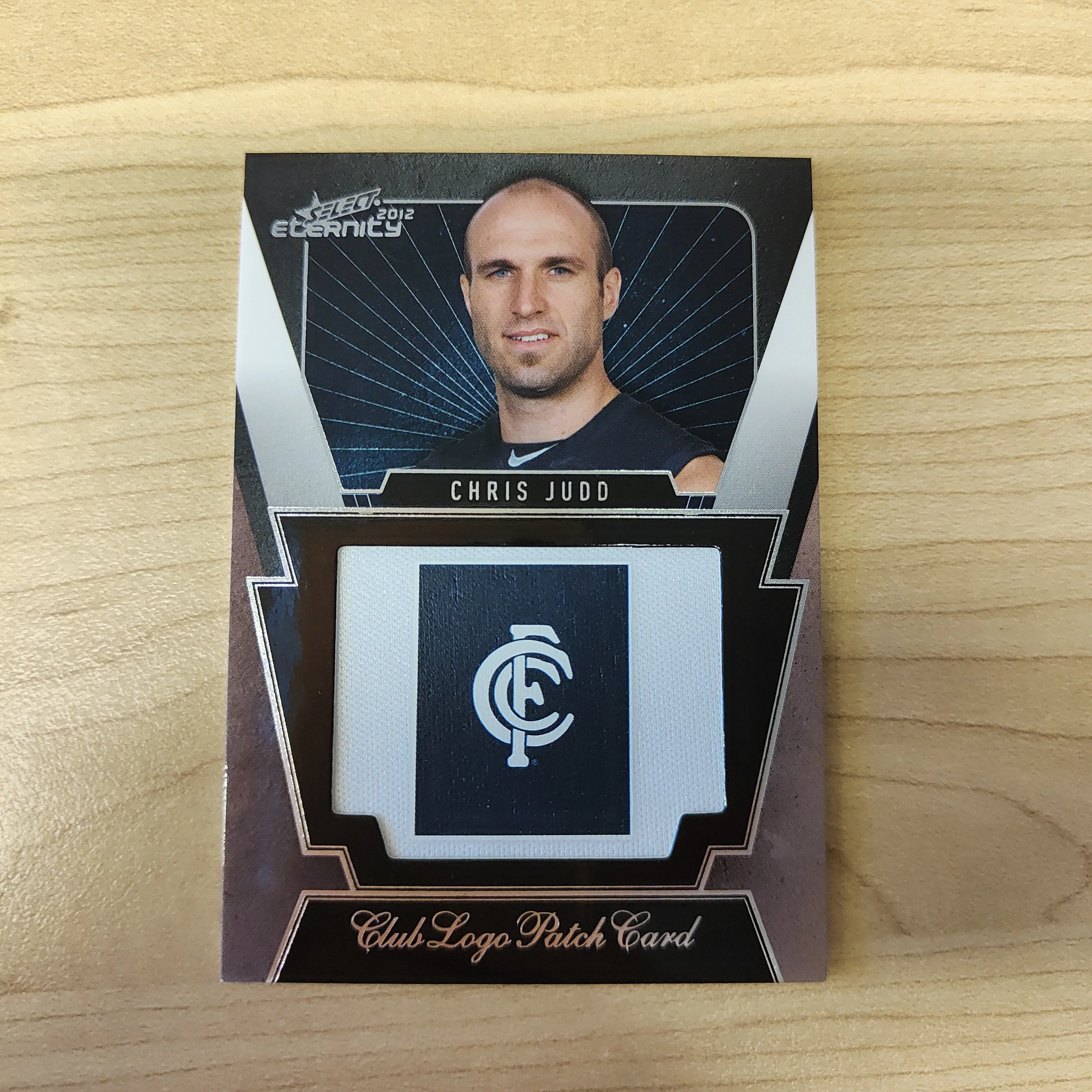 2012 Select Eternity Club Logo Patch Card Chris Judd Carlton No.151