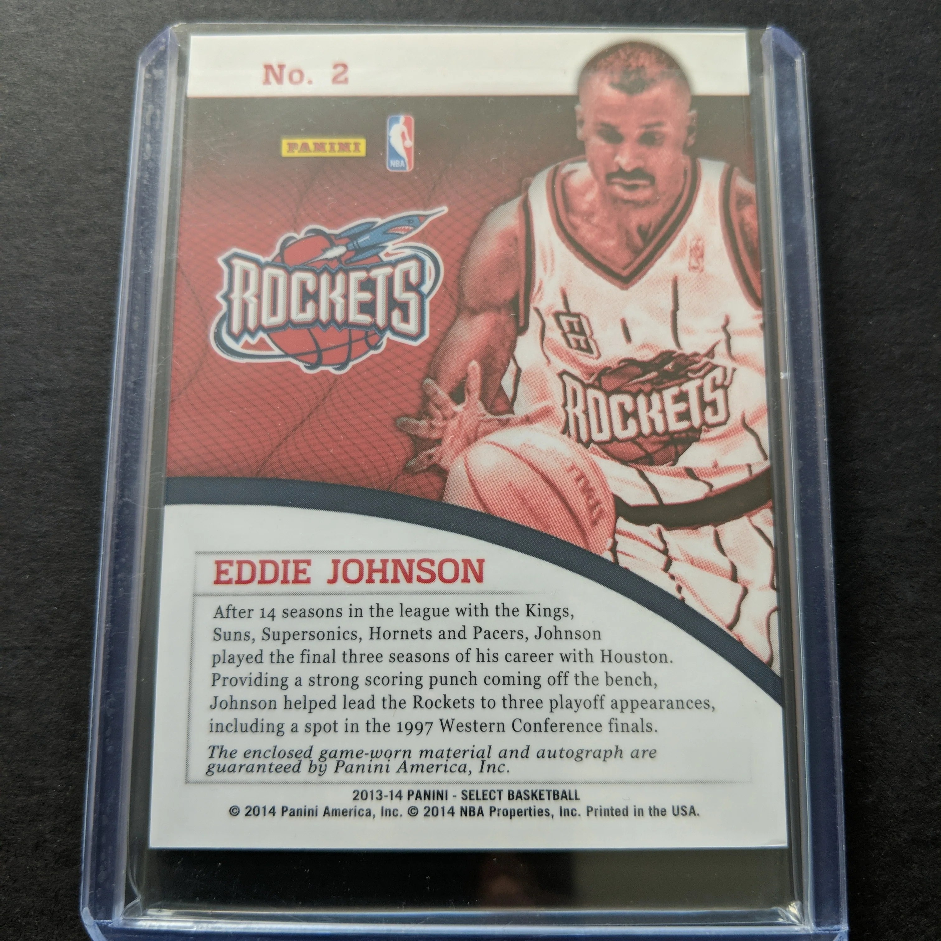 2013-14 Panini Select Eddie Johnson - Image 2