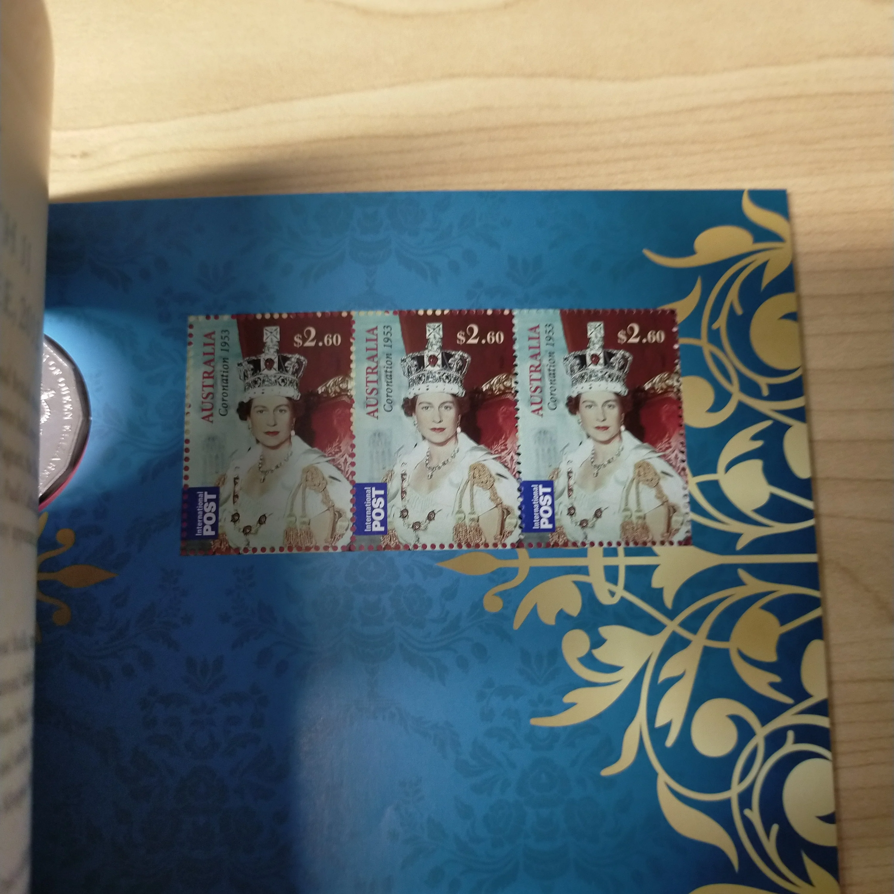 2013 Australia Post Royal Jubilees 50c Coin and Stamps Set - Image 4