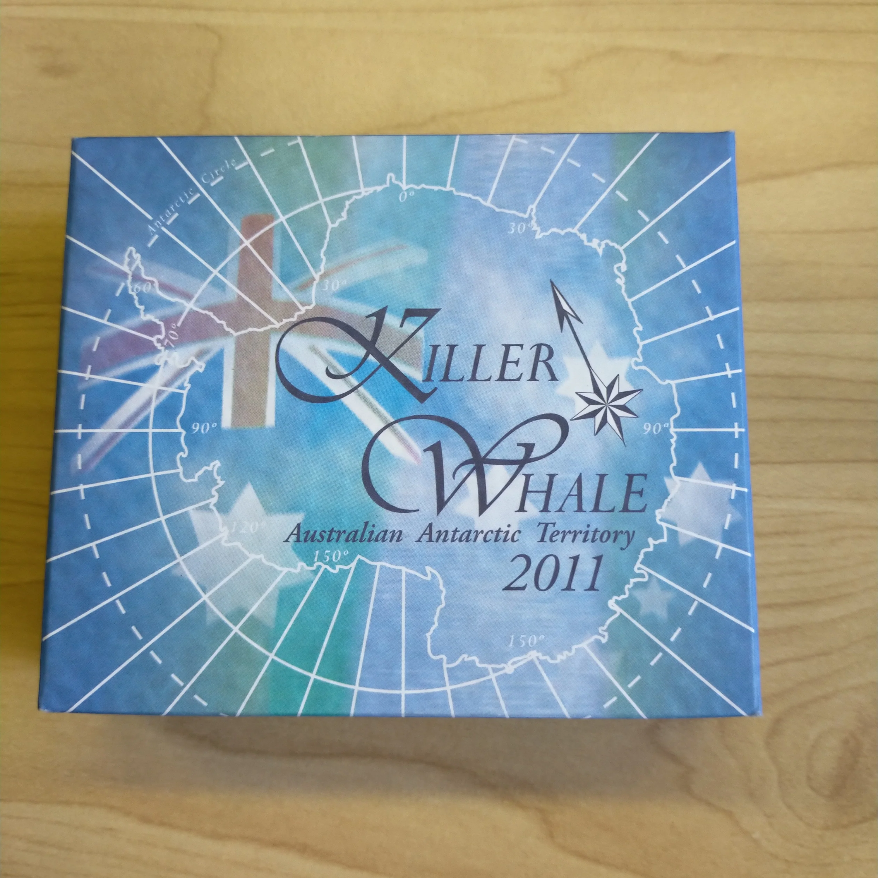 Australia Antarctic 2011 Perth Mint Australian Antarctic Territory Killer Whale $1 1oz .999 Silver Proof Coin - Image 5