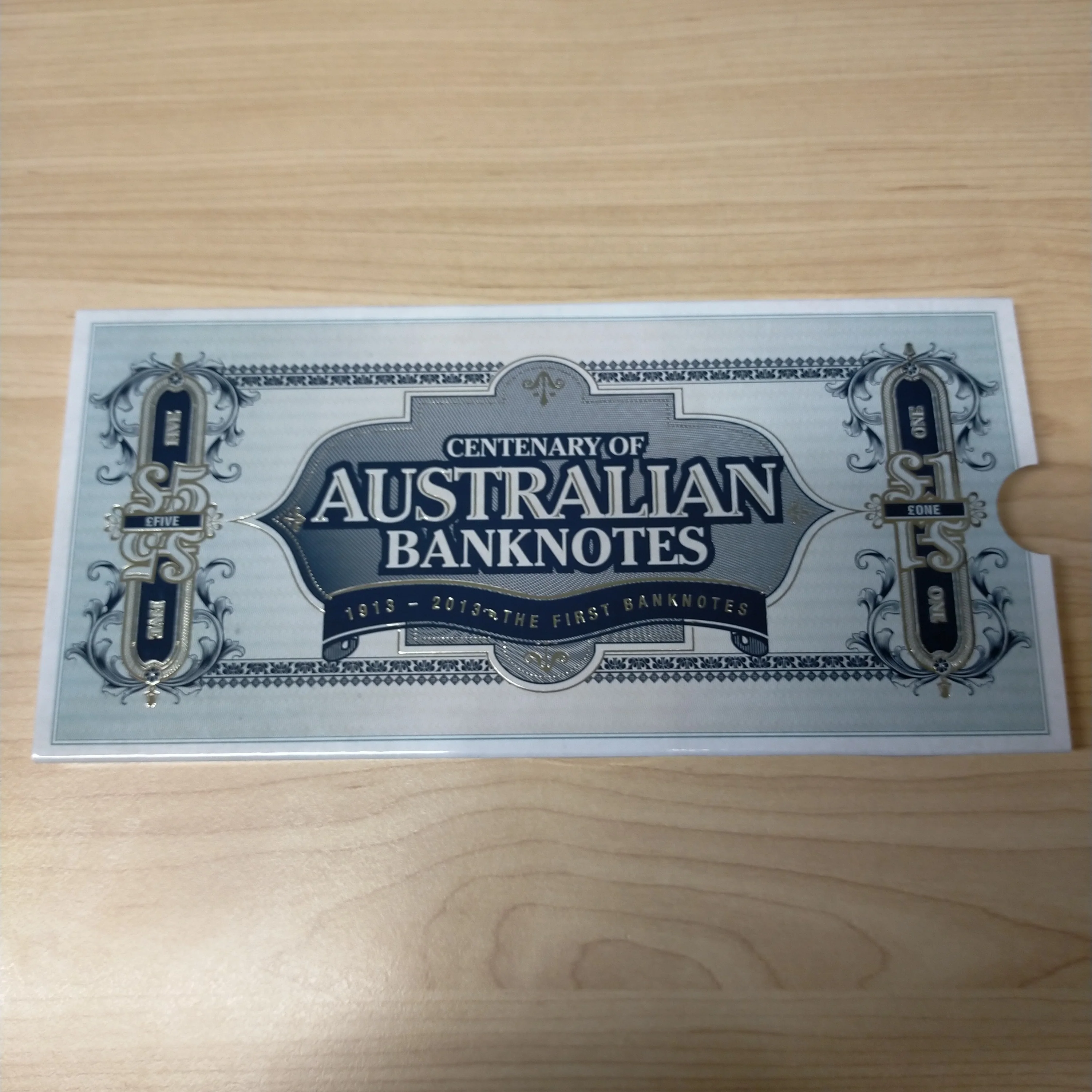 Australia 2013 Royal Australian Mint 20c 50c Centenary of Australian Banknotes 3 Carded Coin Set - Image 8