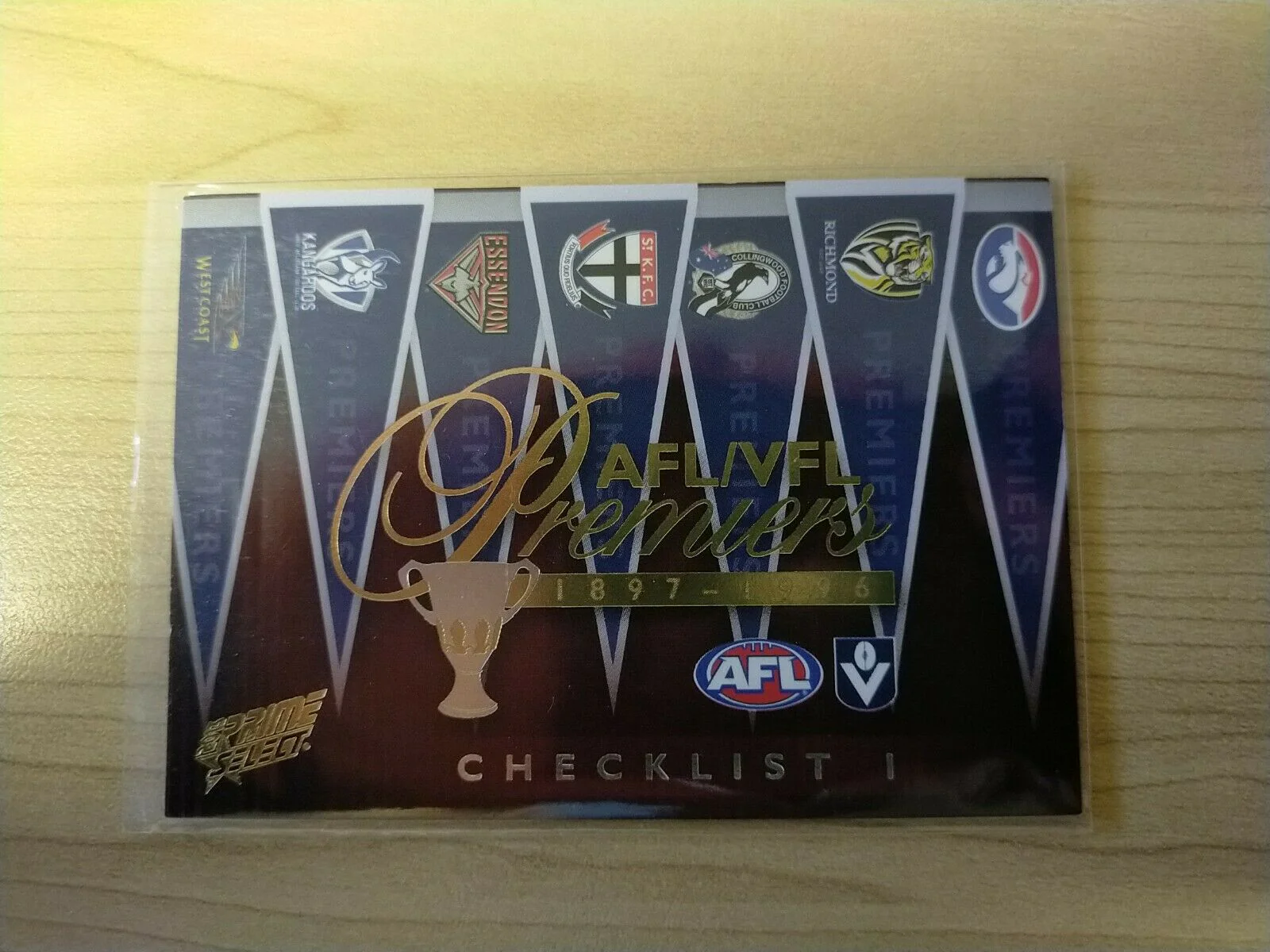 2013 Select Prime Checklist 1 AFL/VFL Premiers No.128/560