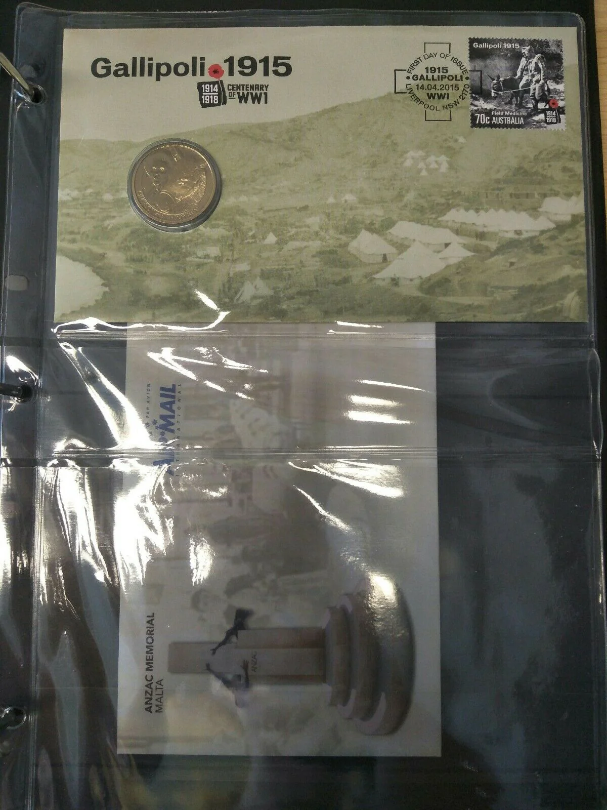 Australia NZ New Zealand 2014-15 Centenary of WW1 PNC Collection NZ Joint Issue - Image 8