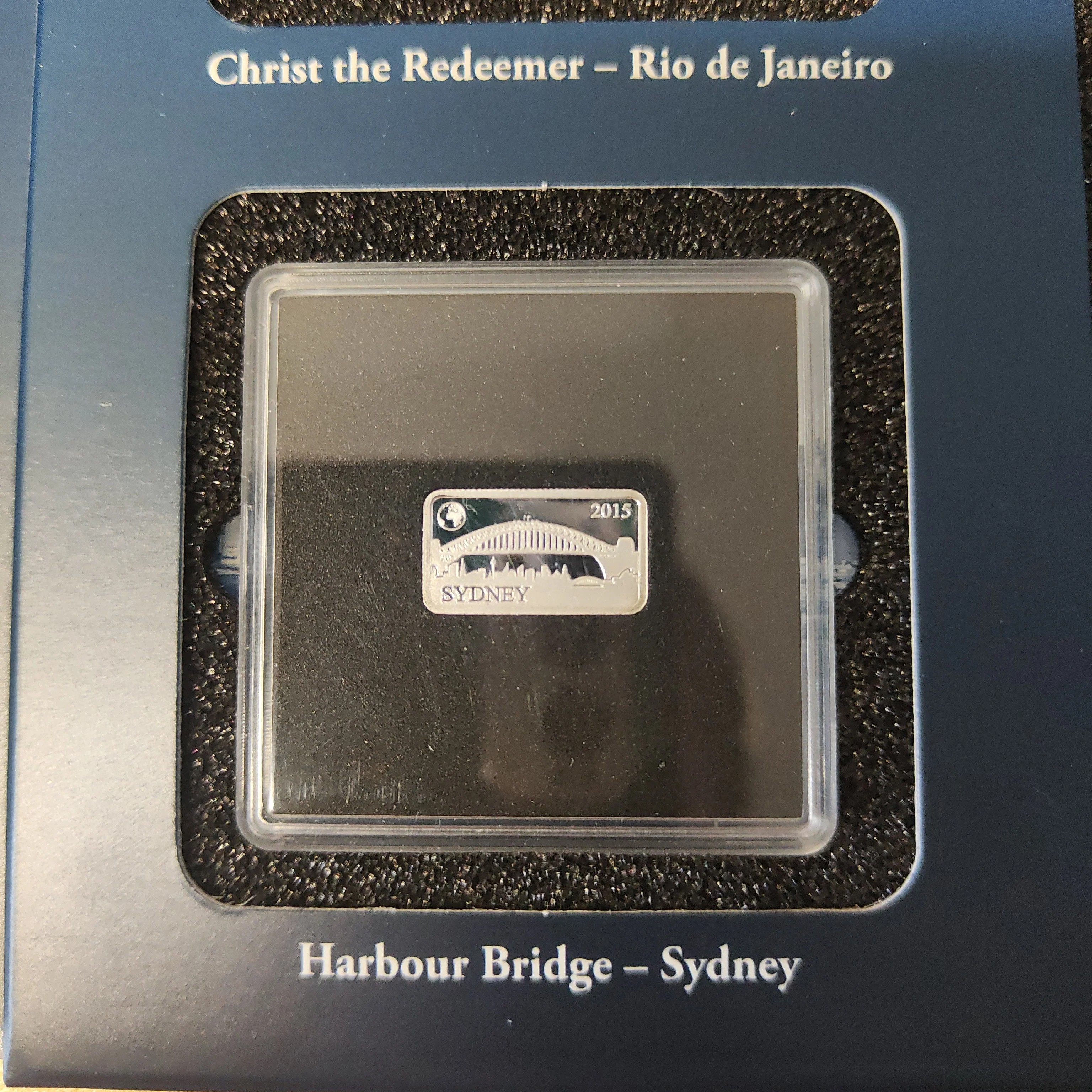 2014-15 Macquarie Mint 50c Solomon Islands Masterpieces of Architecture Famous Landmarks set of 10 Proof .999 Silver Miniature Bars - Image 12