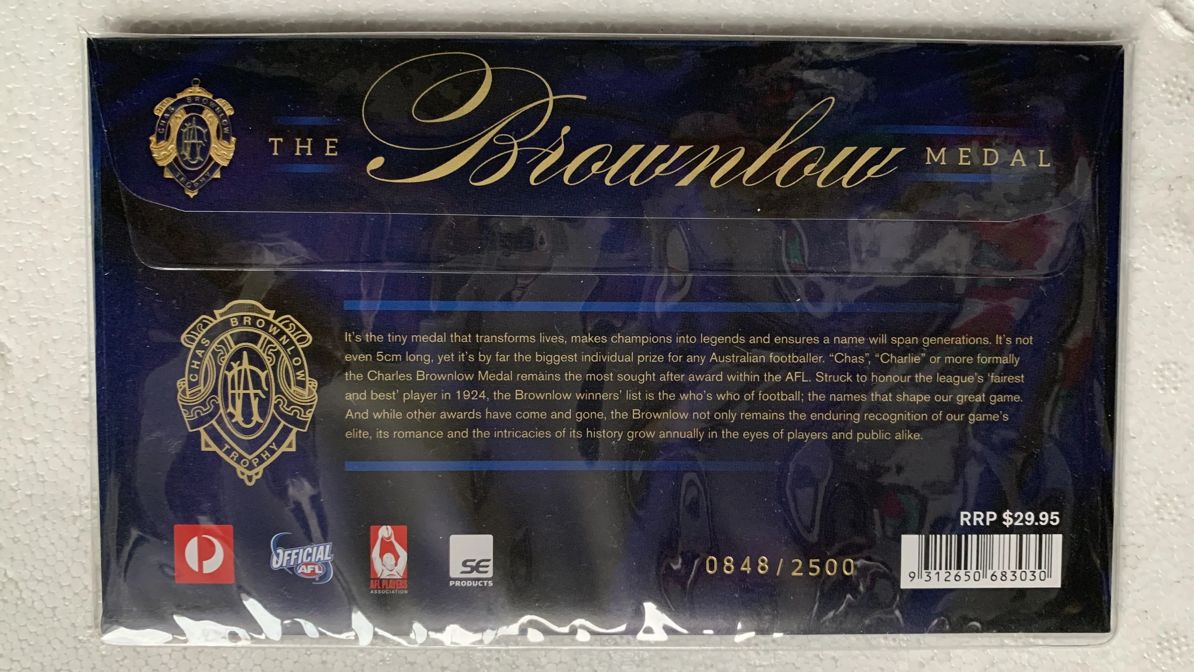 2014 Brownlow Medal Limited Edition PNC 1st Day Issue - Image 2