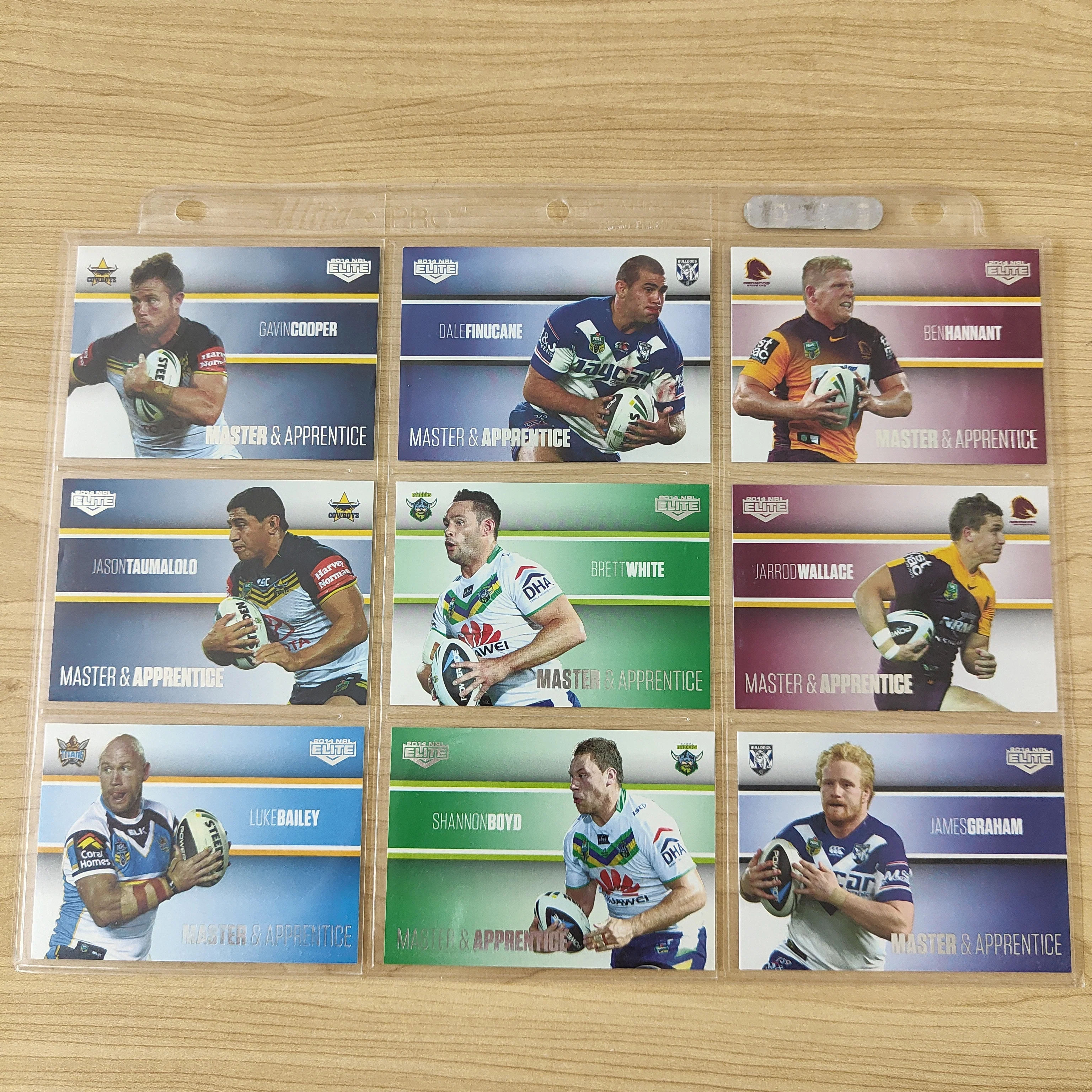 2014 NRL Elite Master & Apprentice Set of 32 Cards