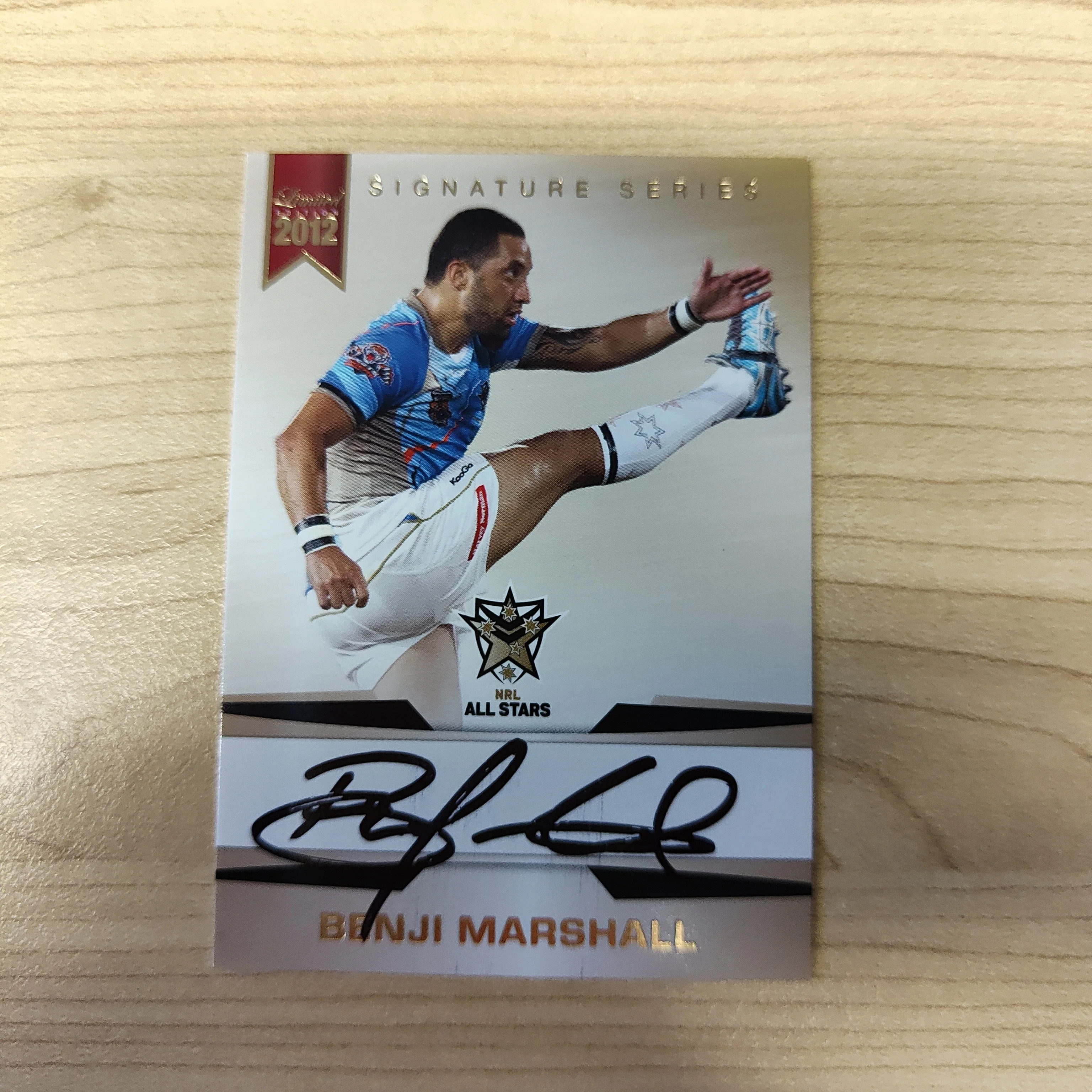 2012 NRL Limited Edition Signature Series Benji Marshall NRL All Stars