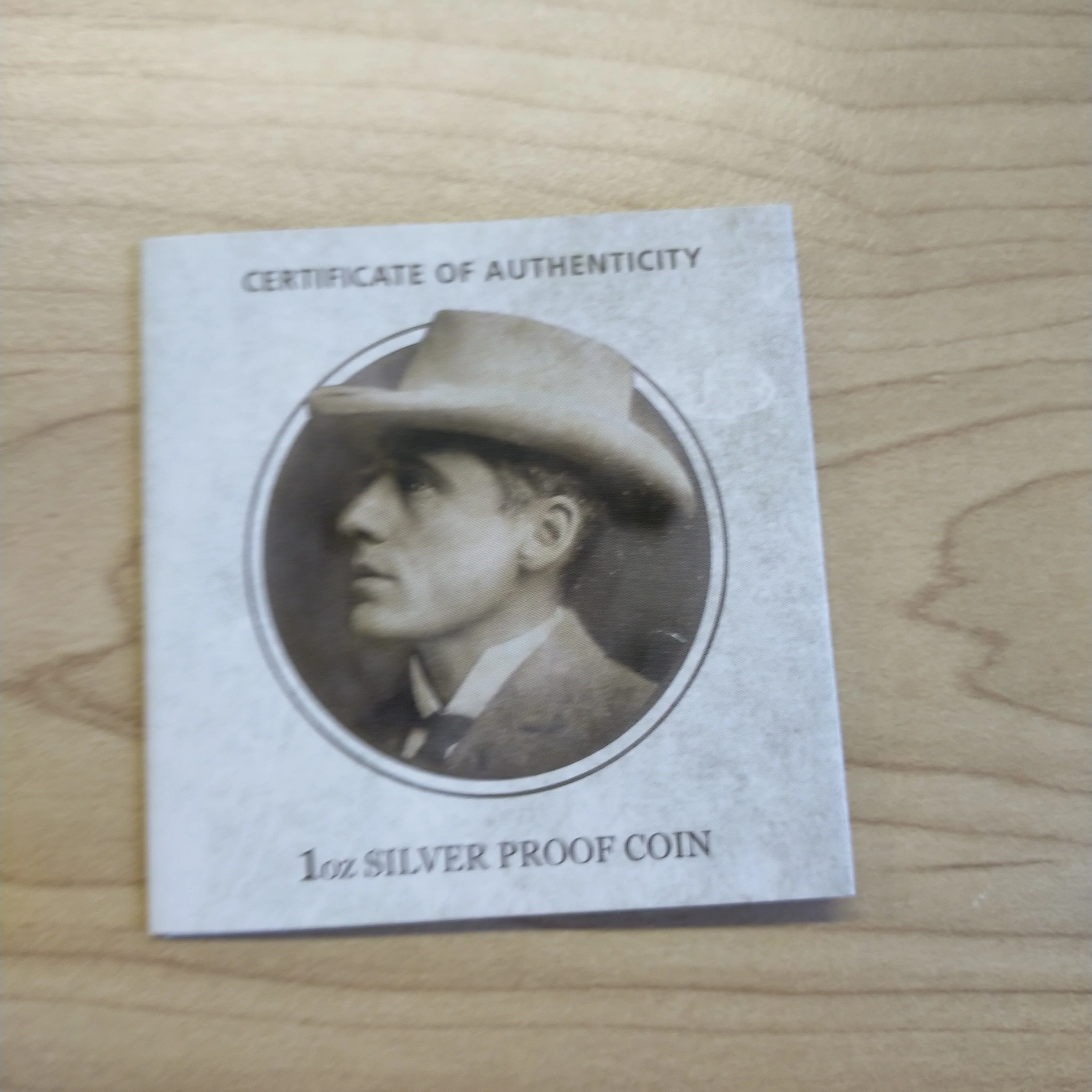 Australia 2014 Perth Mint $1 Banjo Paterson Australian Bush Poet 1oz .999 Proof Silver Coin - Image 4