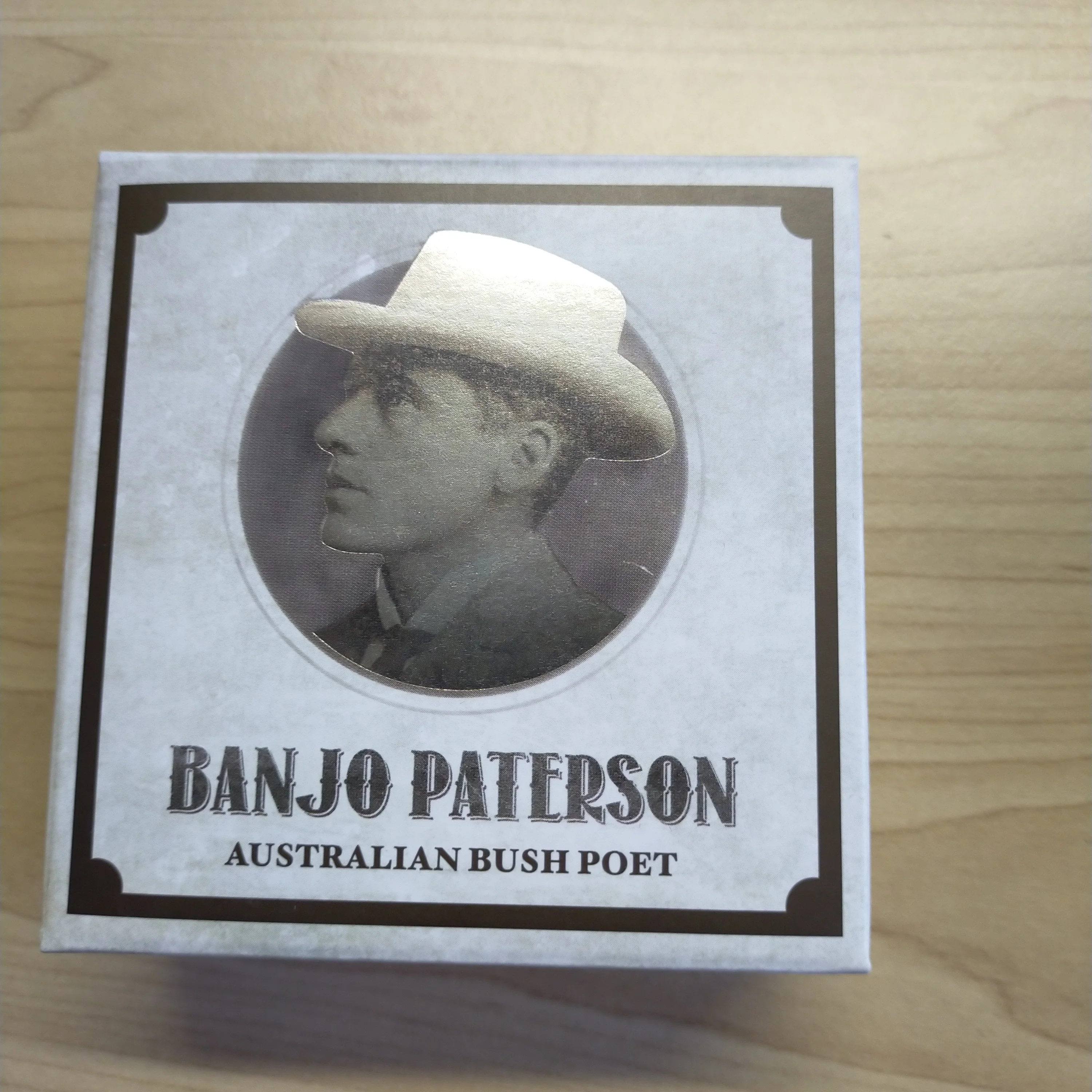 Australia 2014 Perth Mint $1 Banjo Paterson Australian Bush Poet 1oz .999 Proof Silver Coin - Image 6