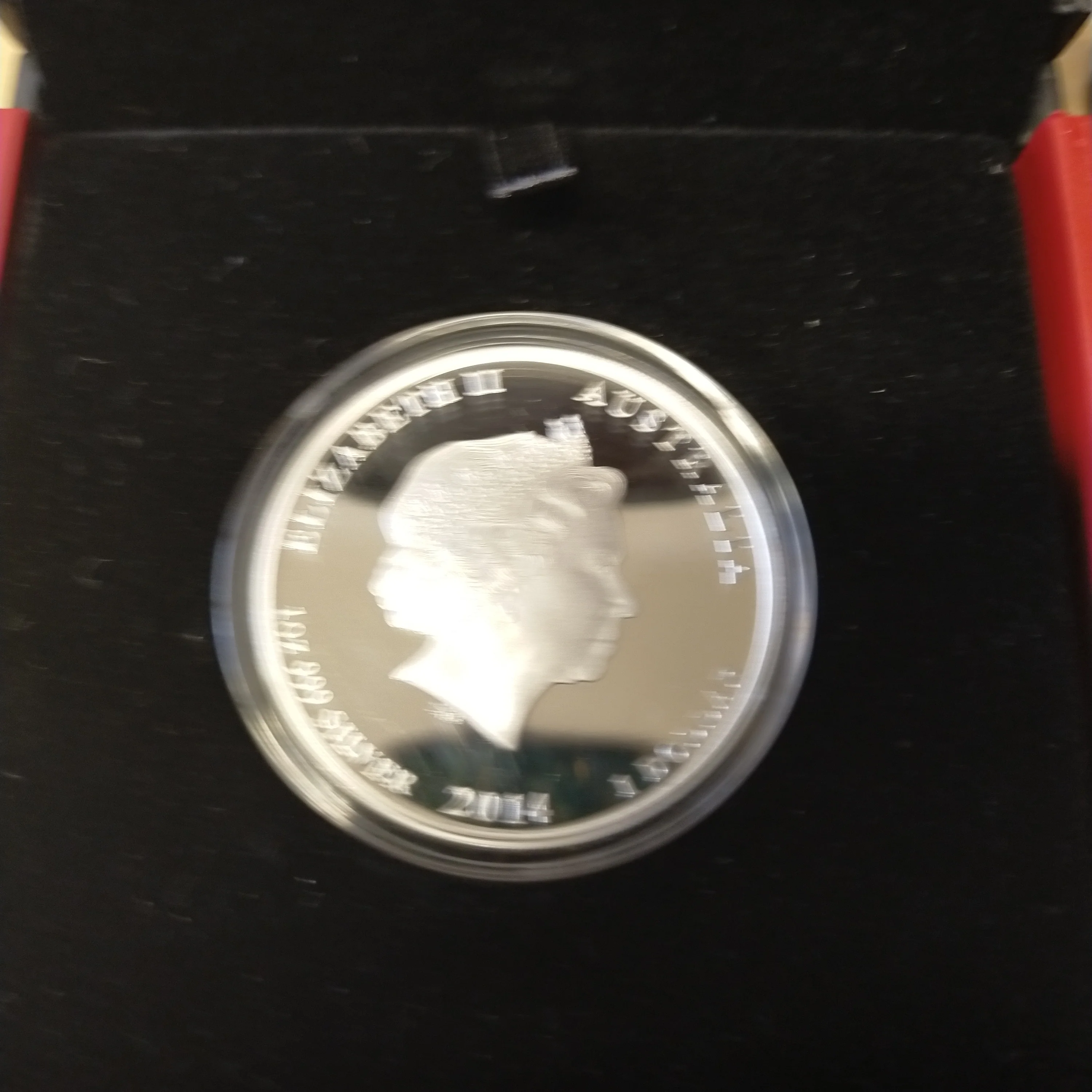 Australia 2014 Perth Mint $1 The ANZAC Spirit 100th Anniversary 1oz .999 Silver Proof Coin - Image 3