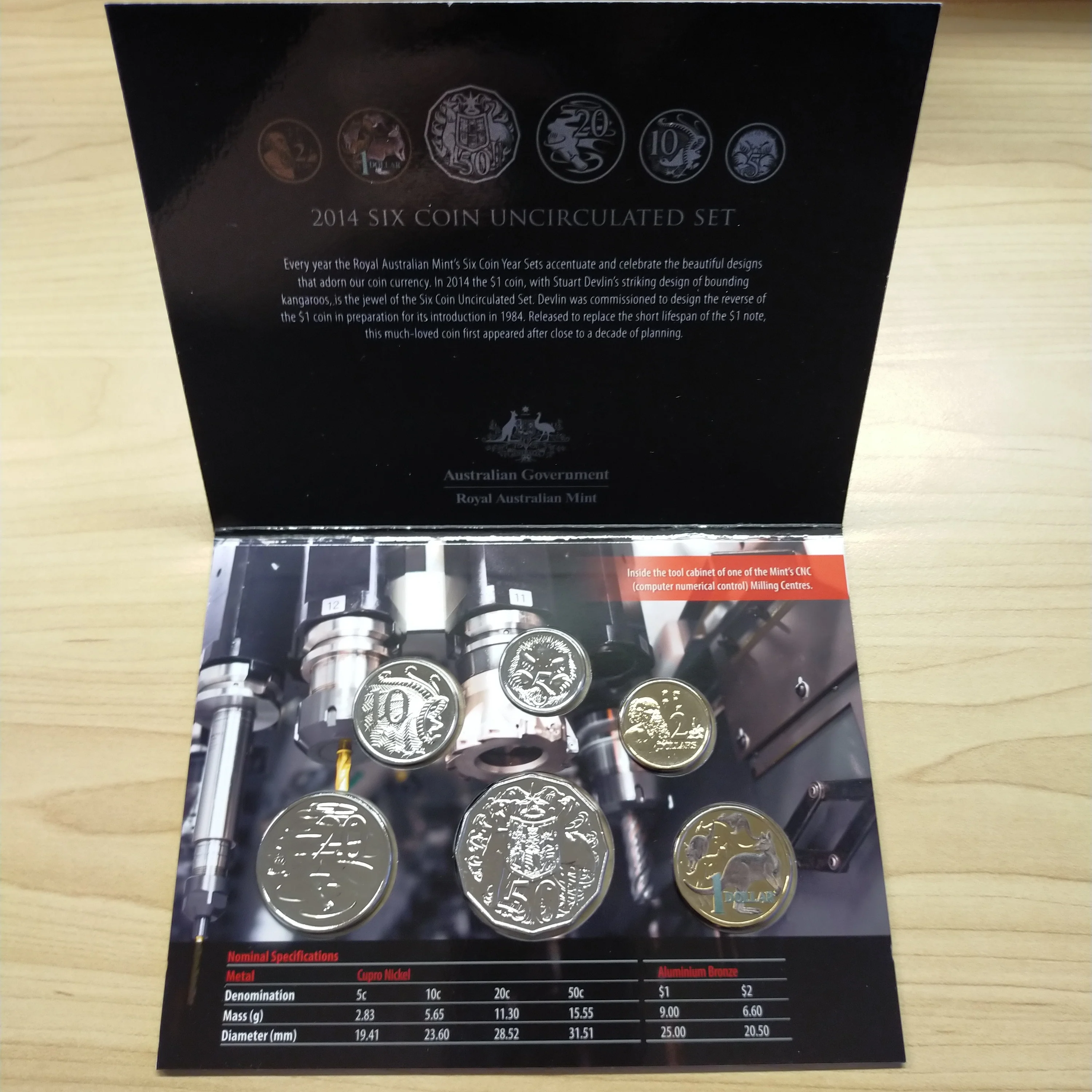 Australia 2014 Royal Australian Mint World Money Fair Berlin Exclusive Release Uncirculated Year Coin Set - Image 3