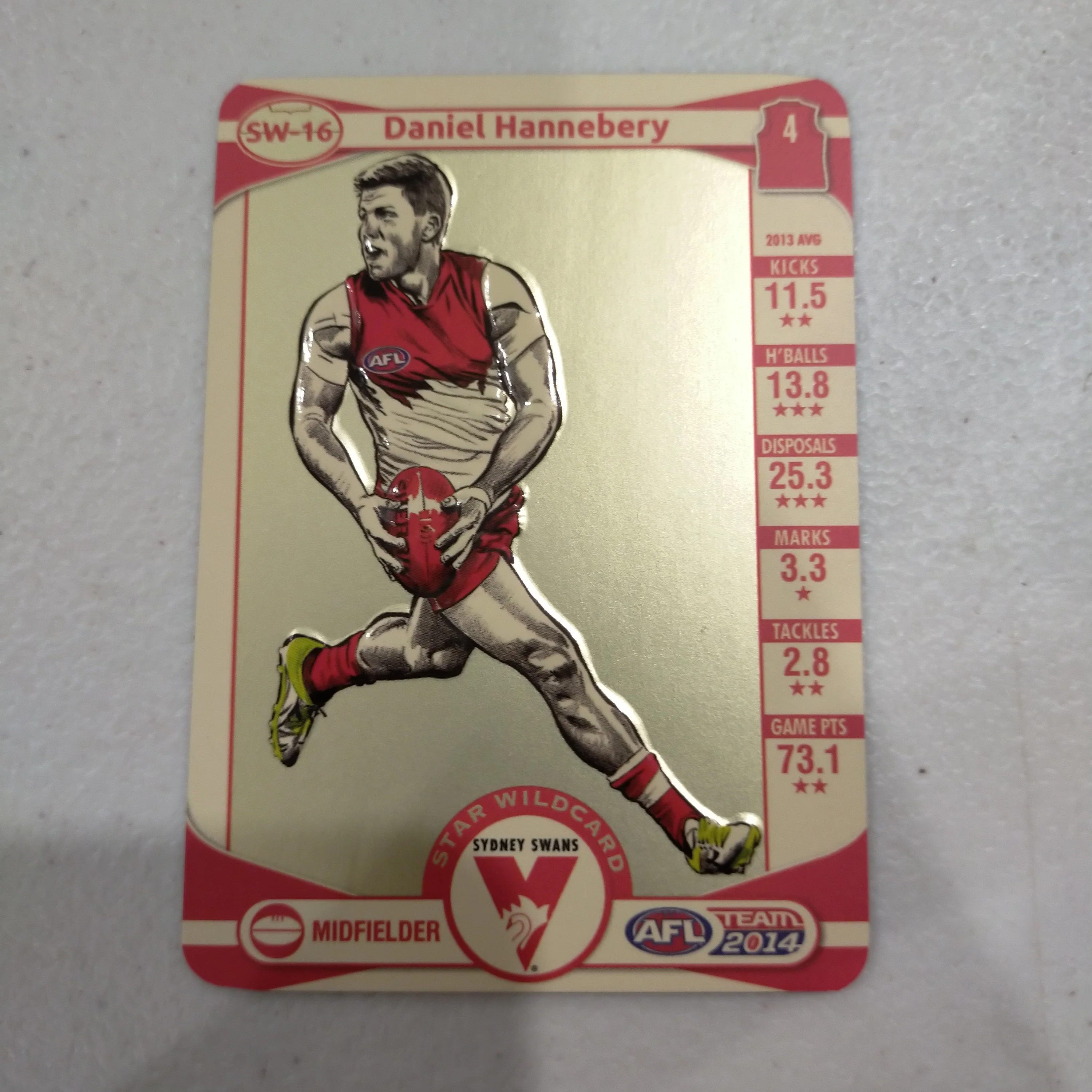 2014 Teamcoach Star Wildcard Daniel Hannebery Sydney SW-16