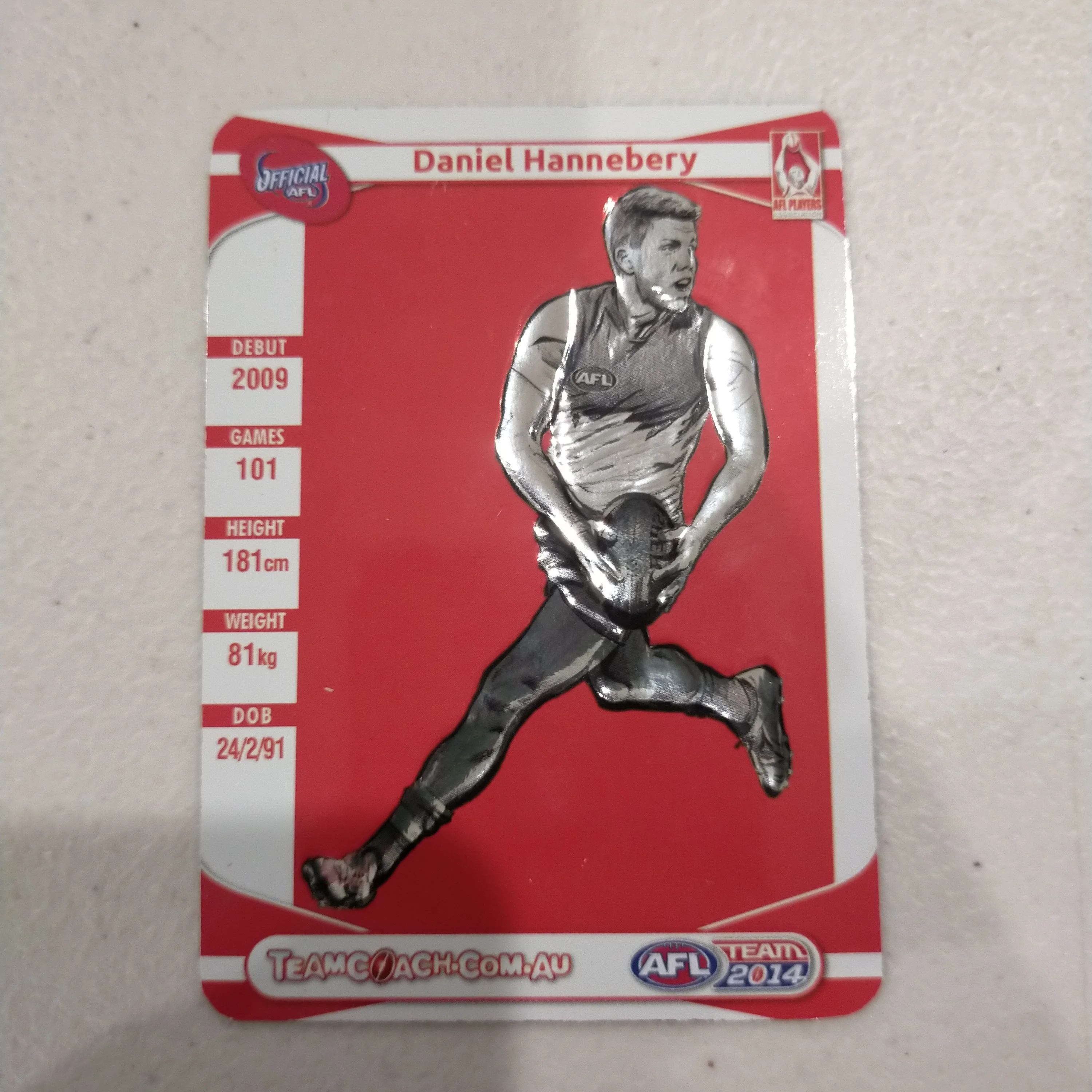 2014 Teamcoach Star Wildcard Daniel Hannebery Sydney SW-16 - Image 2
