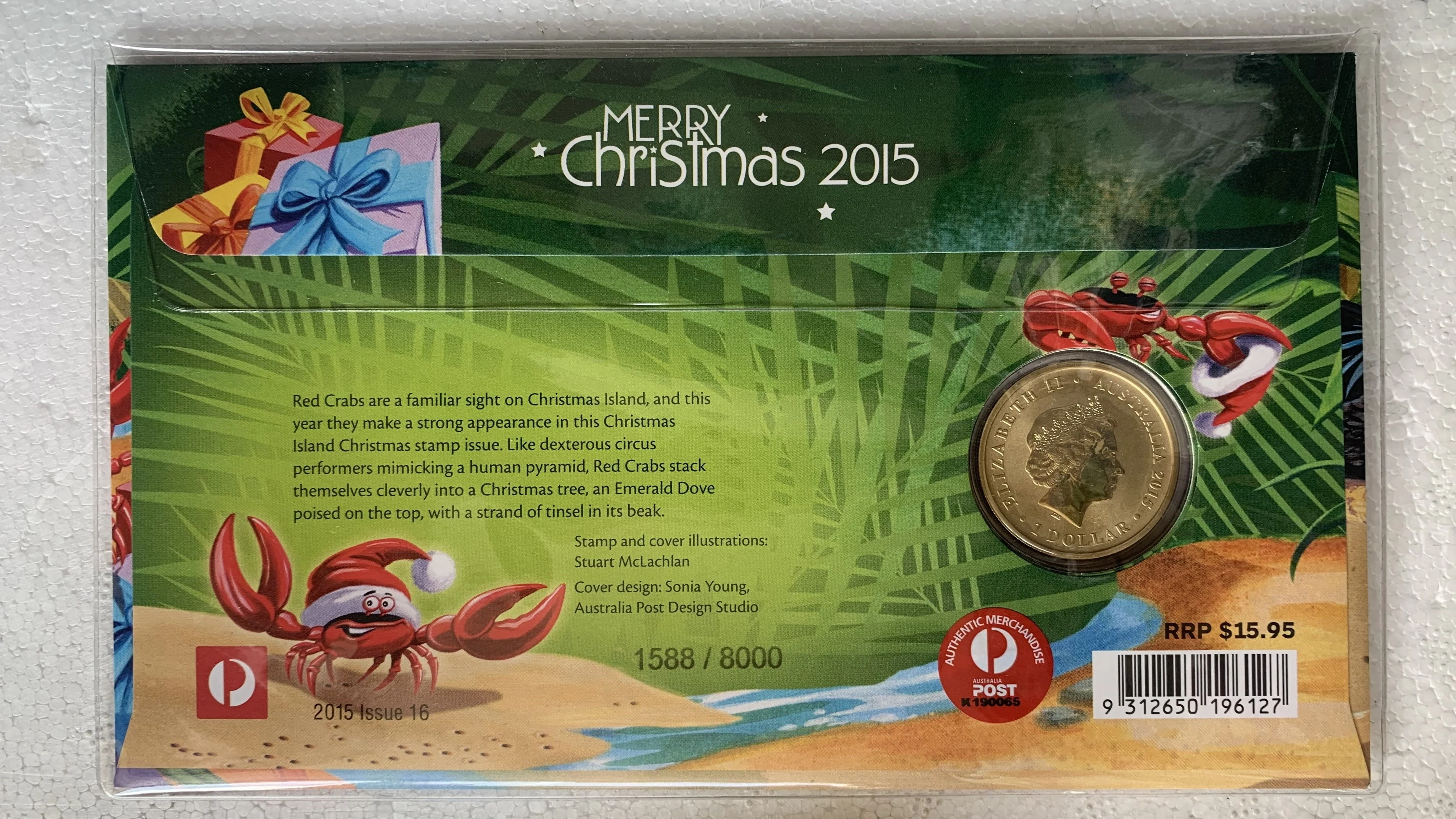 2015 $1  Australian Christmas PNC - Image 2