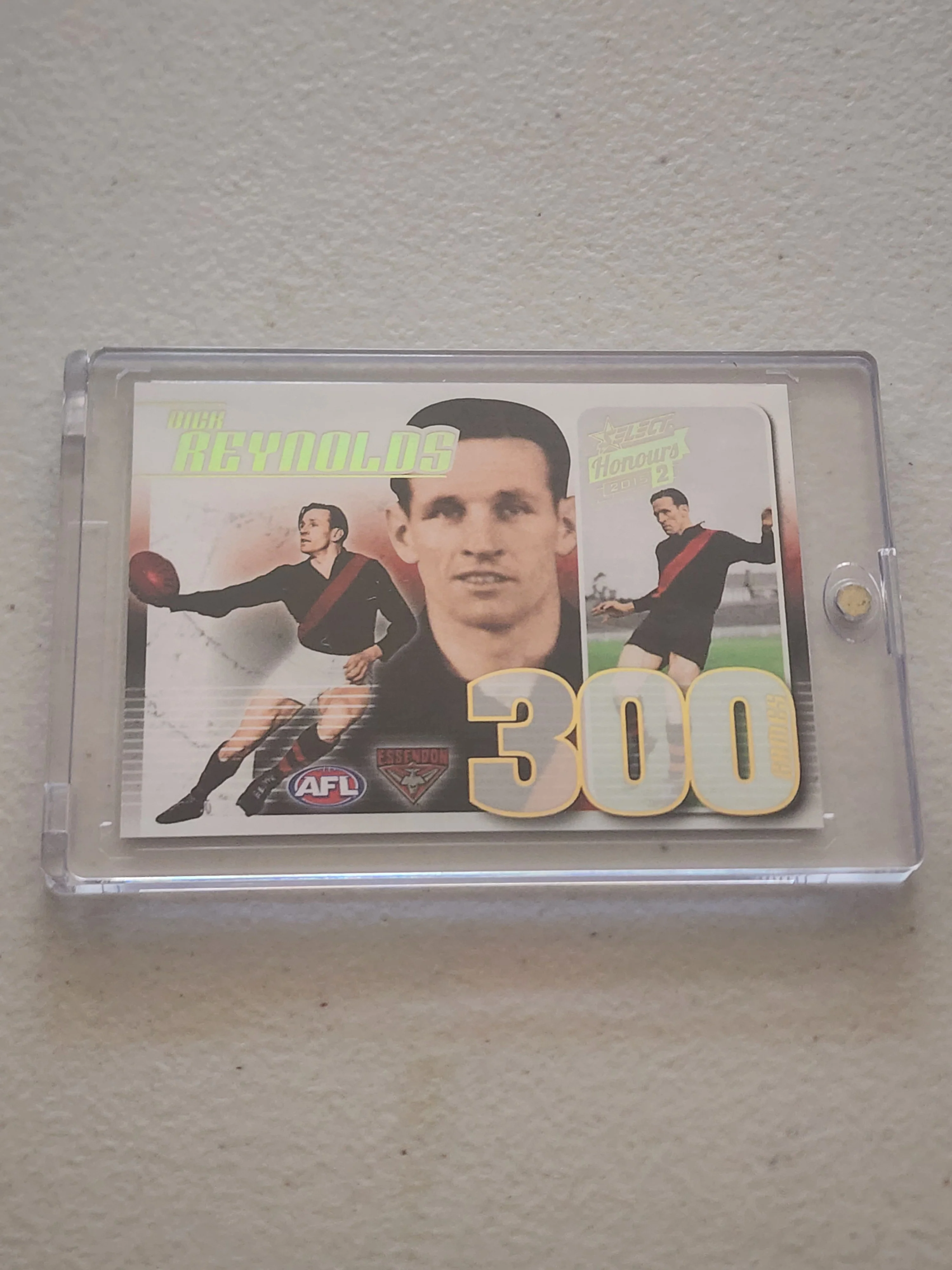 2015 AFL Select 300 games Dick Reynolds Essendon #83 CC58