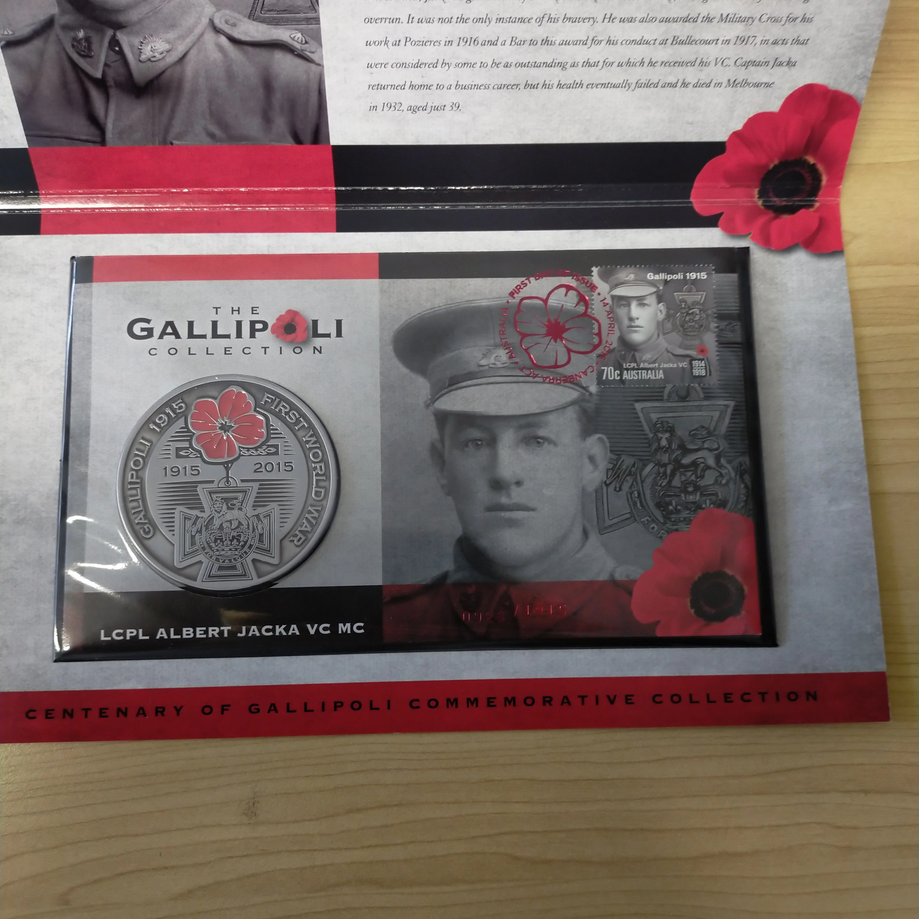 2015 Australia Post The Gallipoli Collection Centenary of Gallipoli Commemorative Collection Limited Edition PNC Set - Image 11