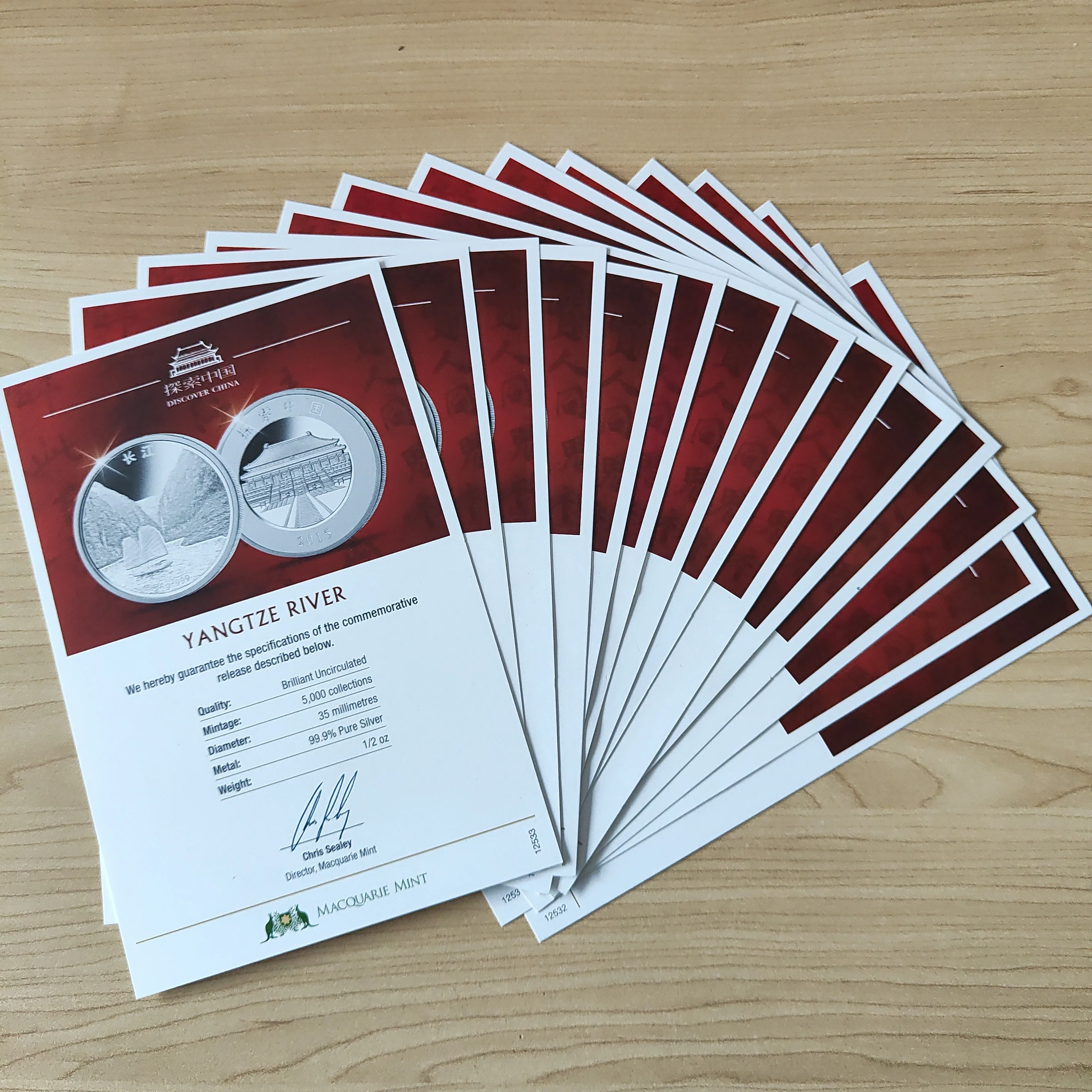 2015 Macquarie Mint Discover China .999 Silver Commemorative Set - Image 4