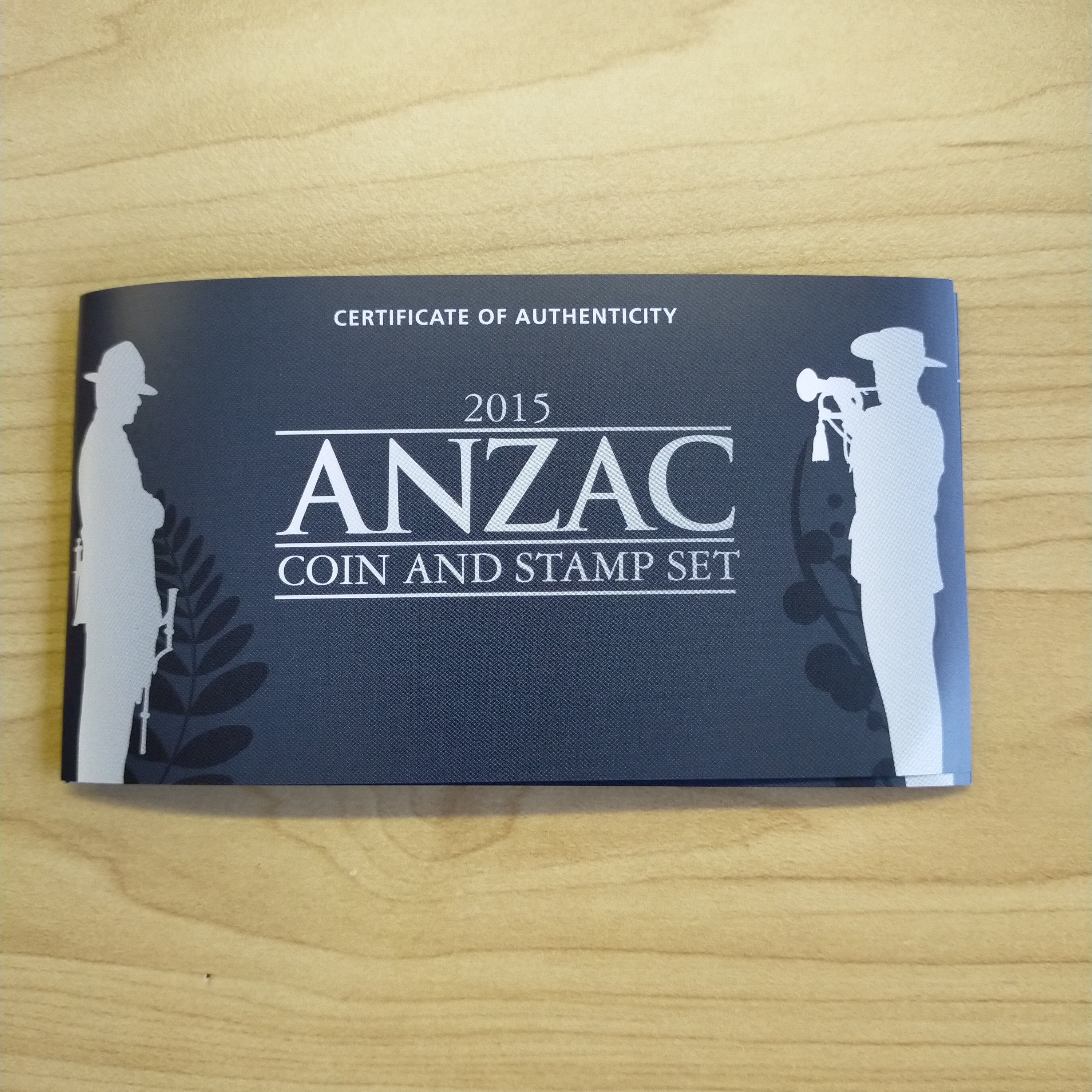 Australia New Zealand 2015 Perth Mint Reserve Bank of New Zealand ANZAC 1oz .999 Silver Proof Coins and Proof Stamps Set - Image 5