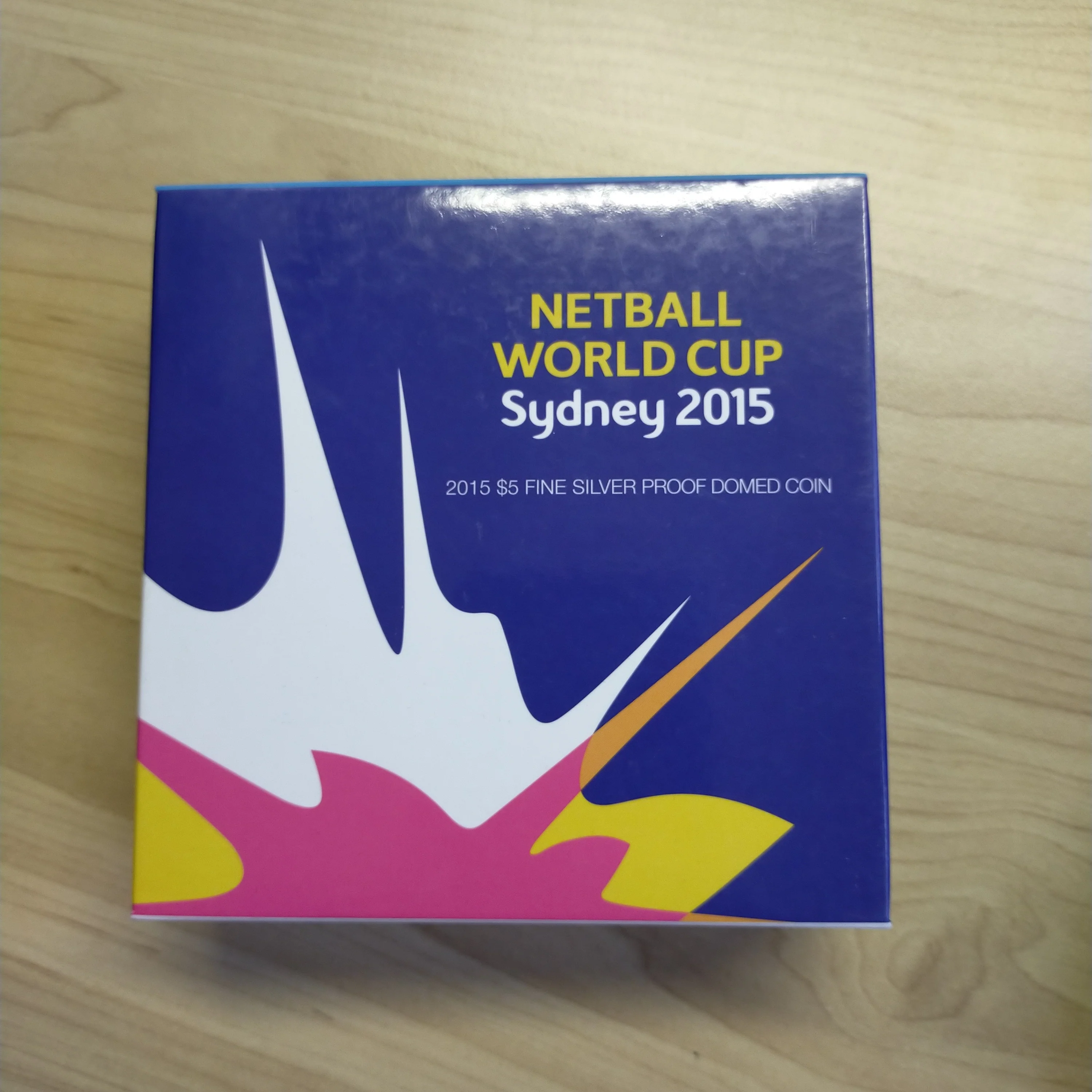 Australia 2015 Royal Australian Mint $5 Netball World Cup Sydney 2015 1oz .999 Proof Silver Domed Coin - Image 5