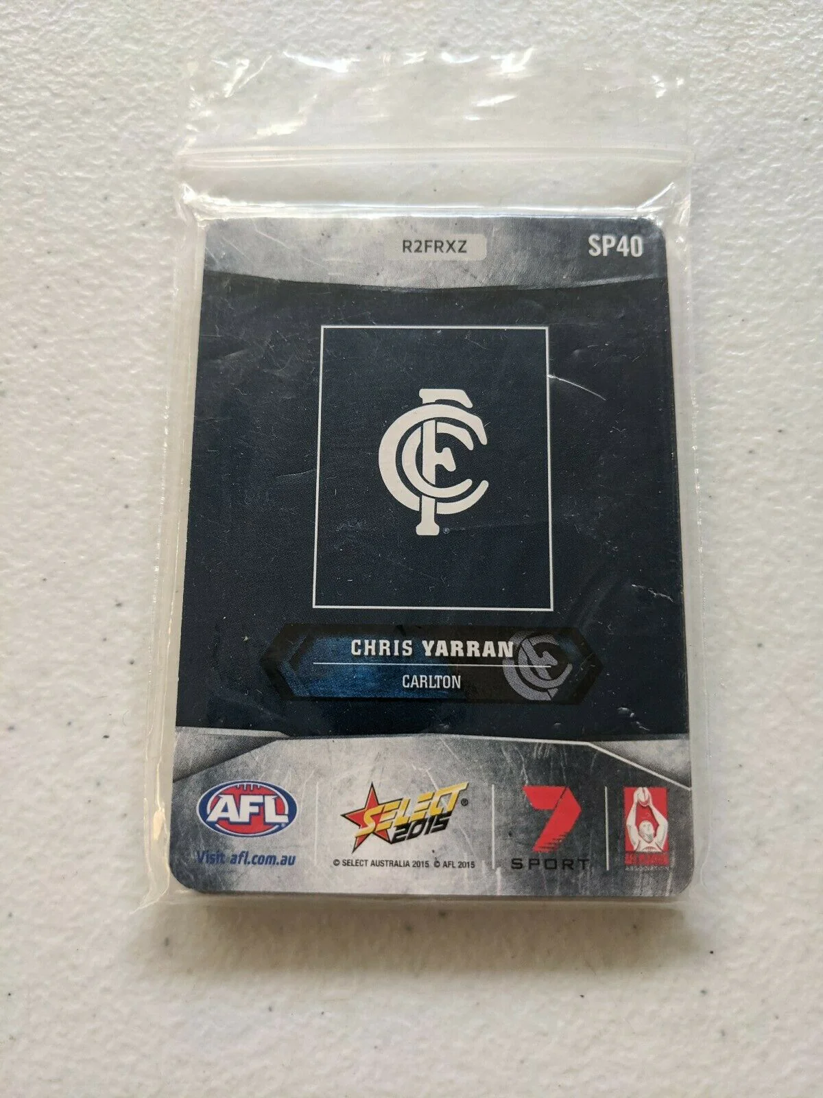 2015 Select Champions Trading Card Silver Foil Parallel Team Set Carlton Blues - Image 2