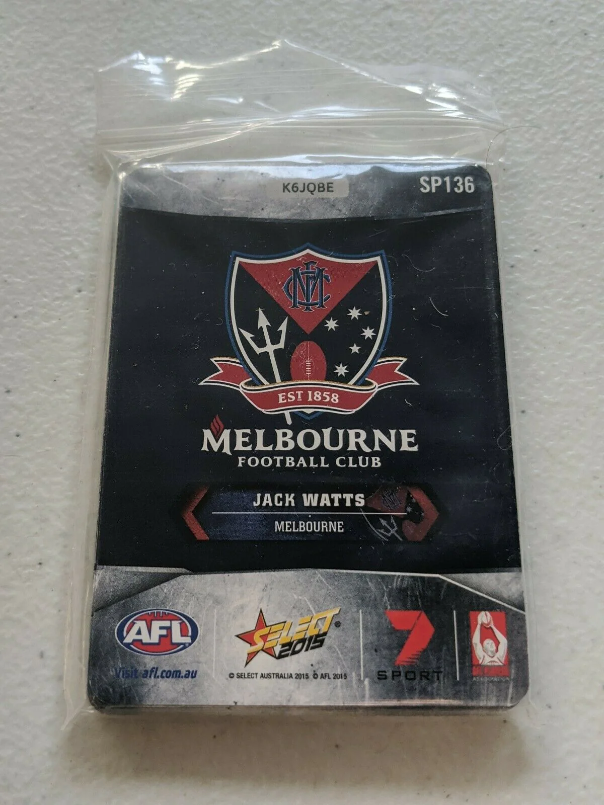 2015 Select Champions Trading Card Silver Foil Parallel Team Set Melbourne - Image 2