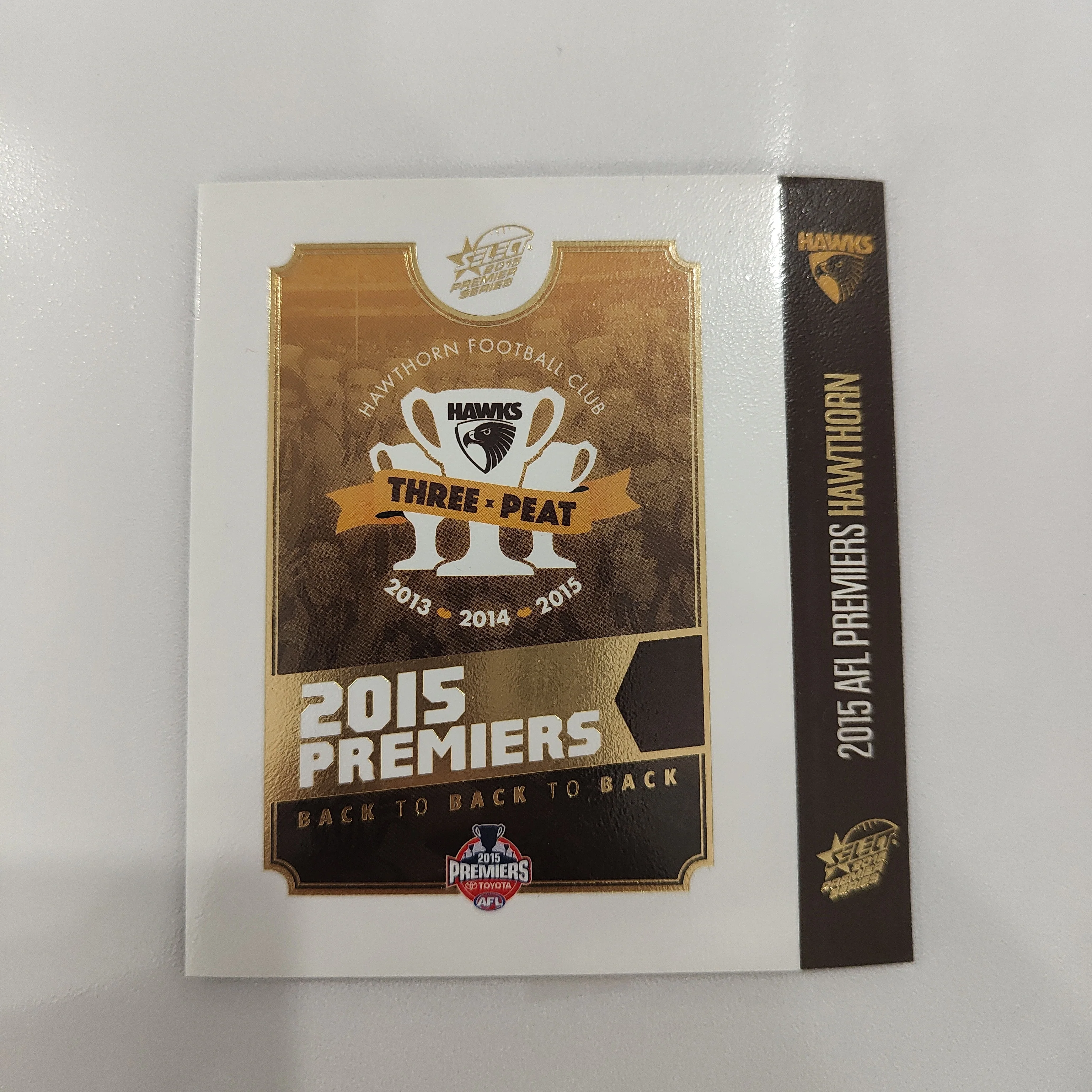 2015 Select Hawthorn Football Club Premiership Boxed Football Card Set - Image 4