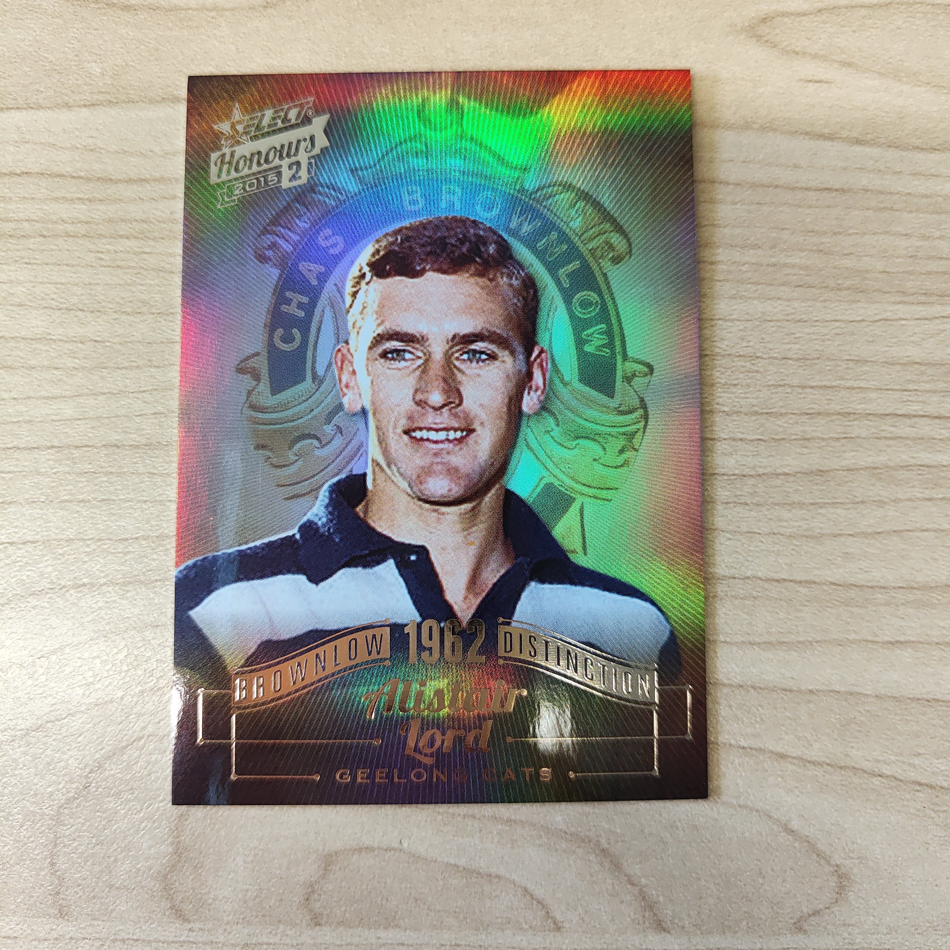 2015 Select Honours 2 Brownlow Distinction 1962 Alistair Lord Geelong